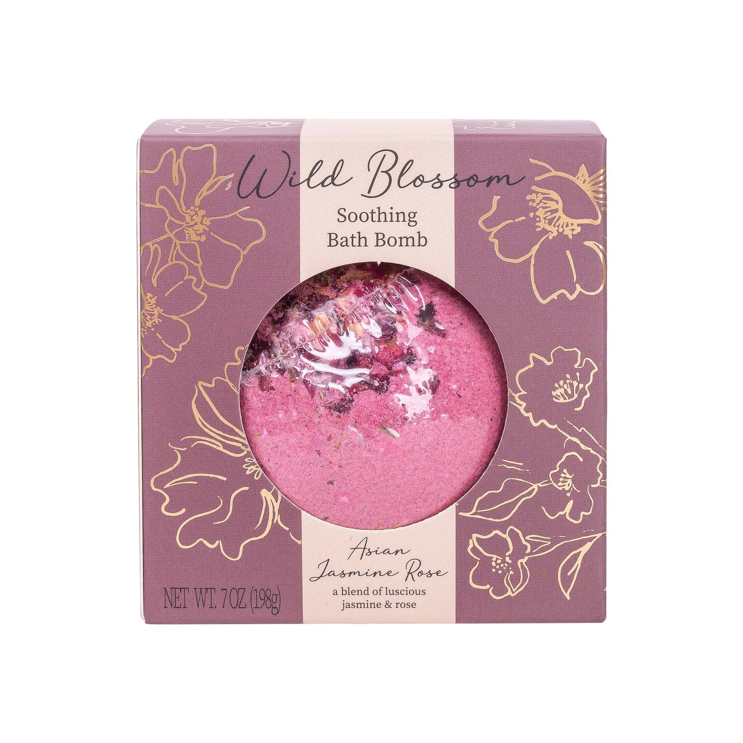 Wild Blossom Soothing Bath Bomb - Jasmine Rose