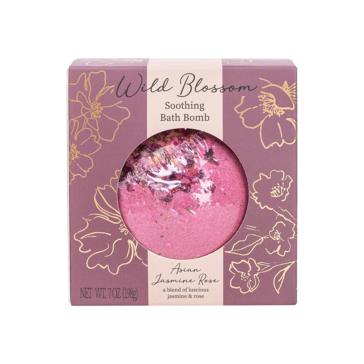 Wild Blossom Soothing Bath Bomb - Jasmine Rose