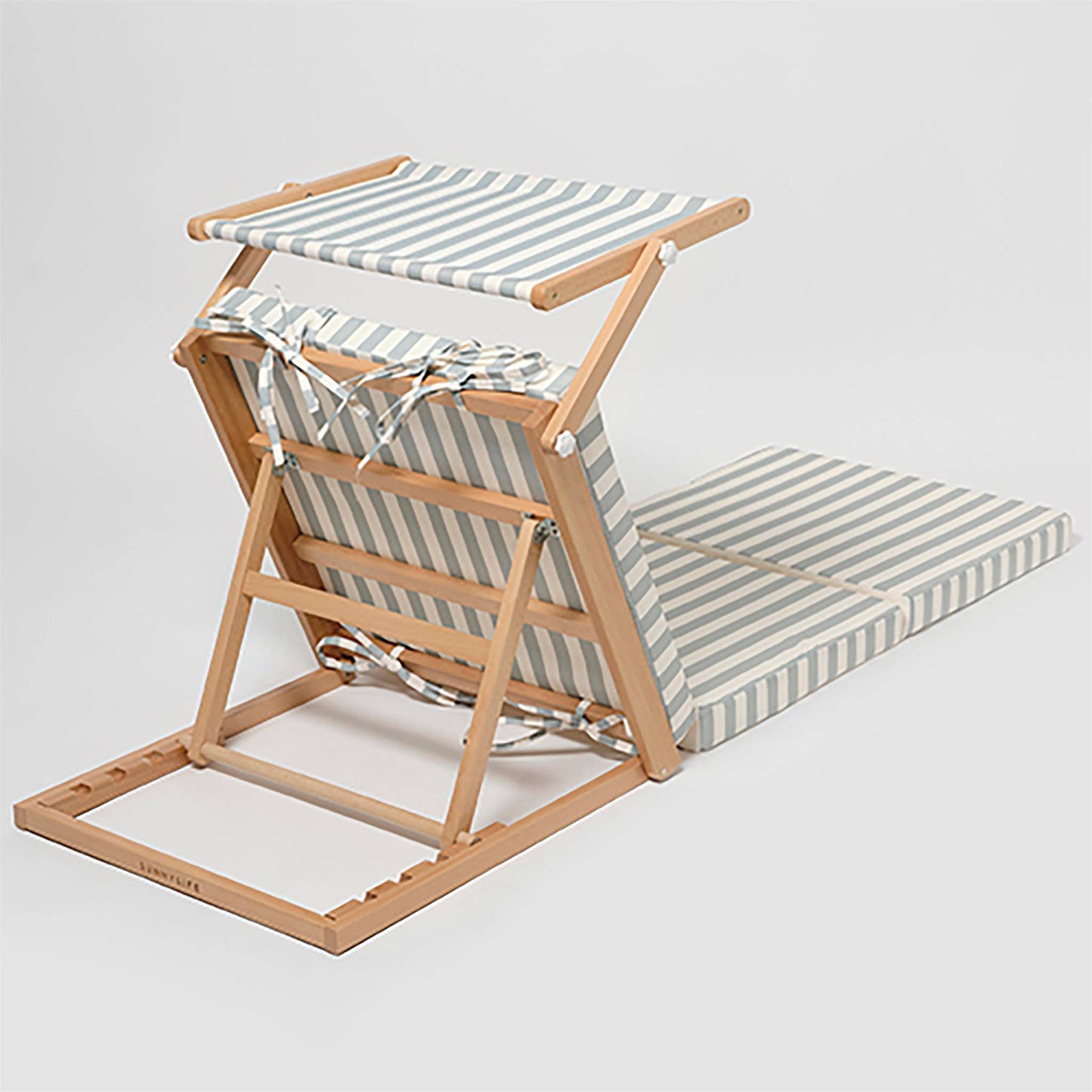 Pool House Daybed La Palma Sage Stripe