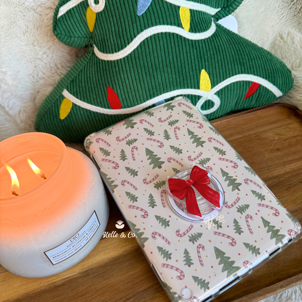 Christmas kindle grip, christmas book, kindle case