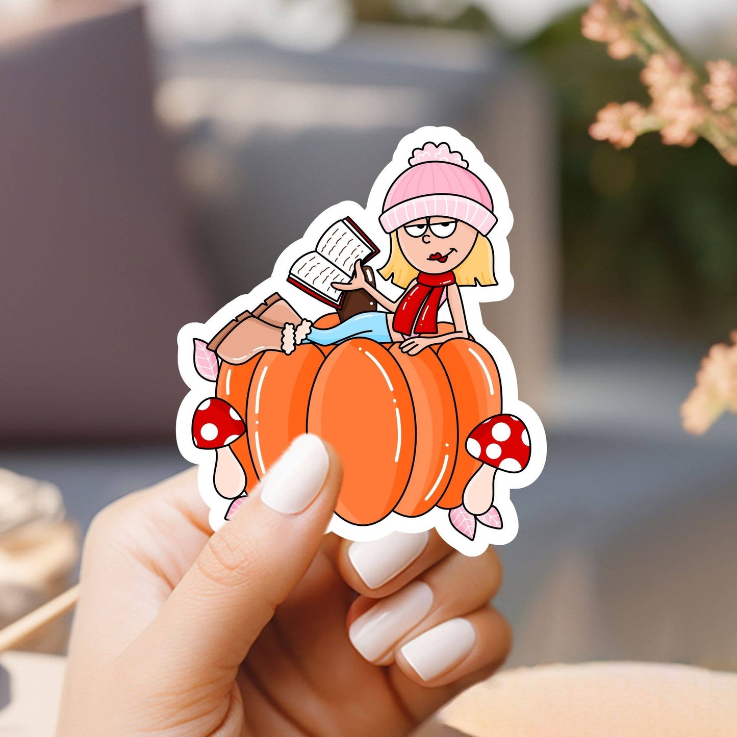 Fall Lizzie Sticker