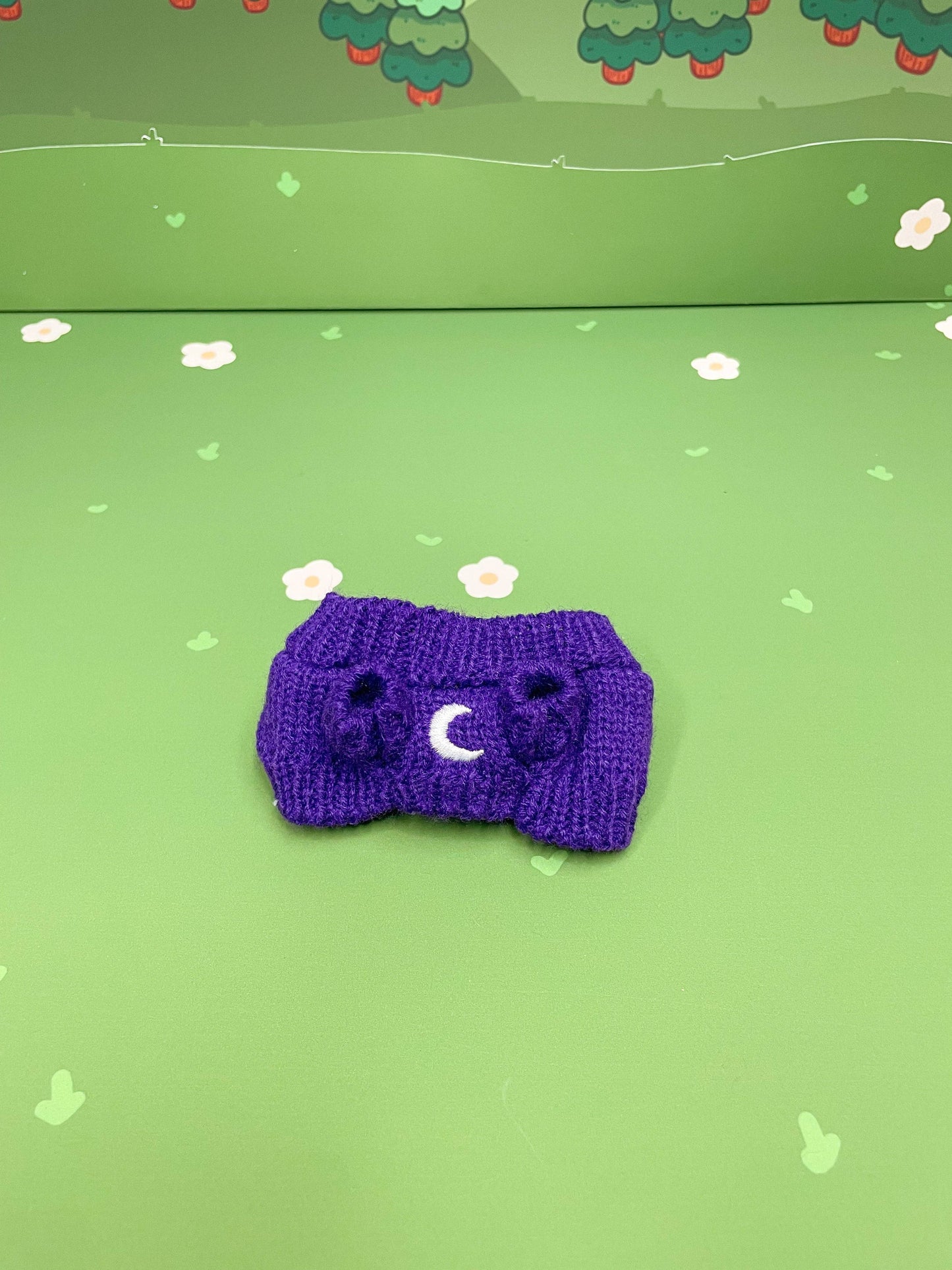 Purple Moon Sweater - Plushie Accessories