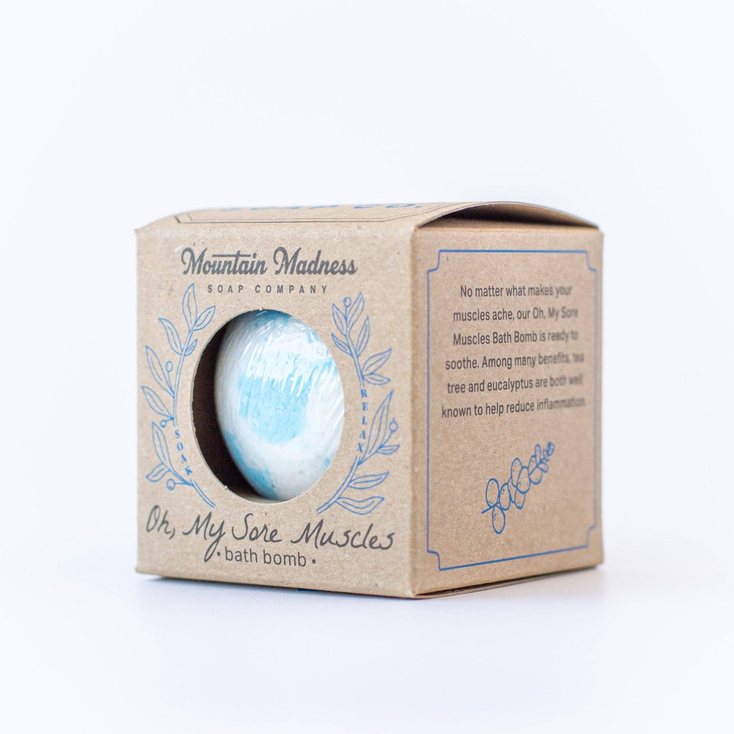 Oh, My Sore Muscles Bath Bomb | Eucalyptus & Tea Tree