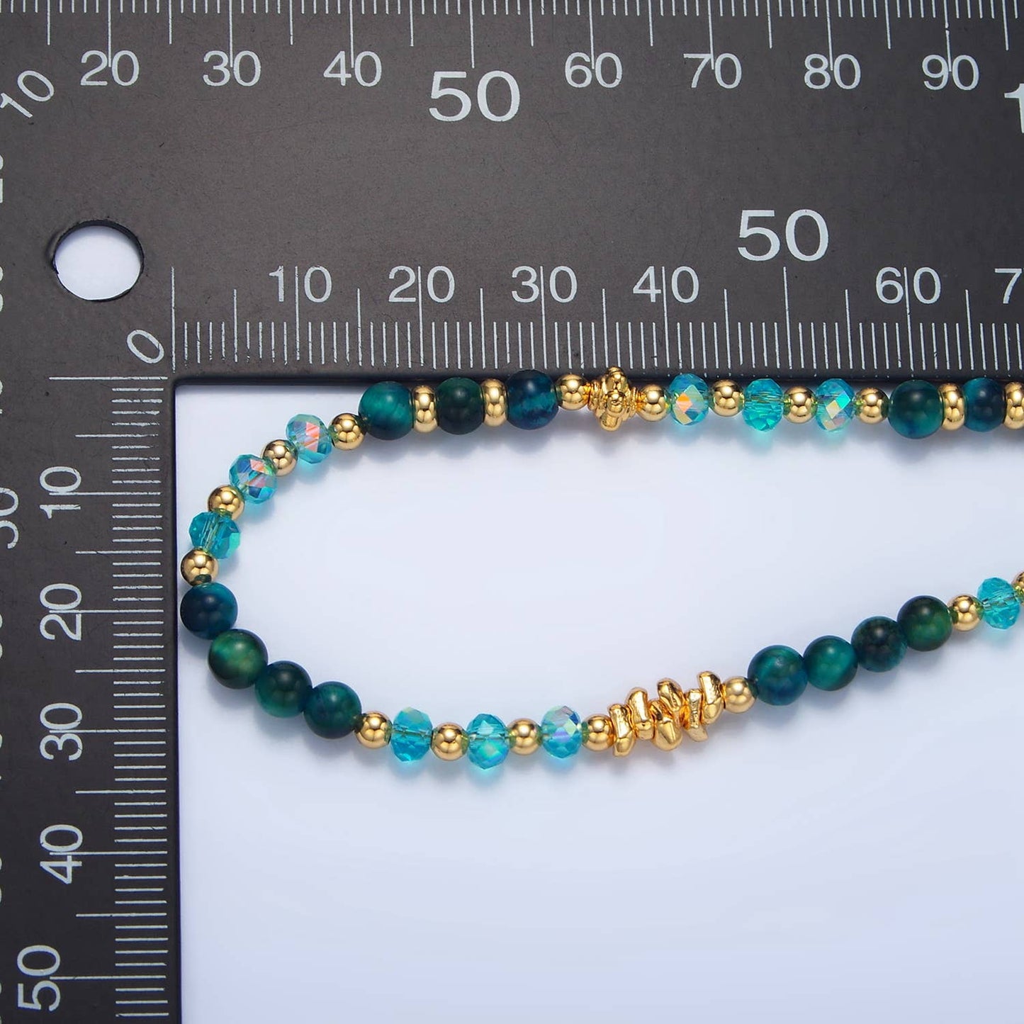 24K Gold Filled Gemstone Beaded Necklace | WA-2651 - WA-2654