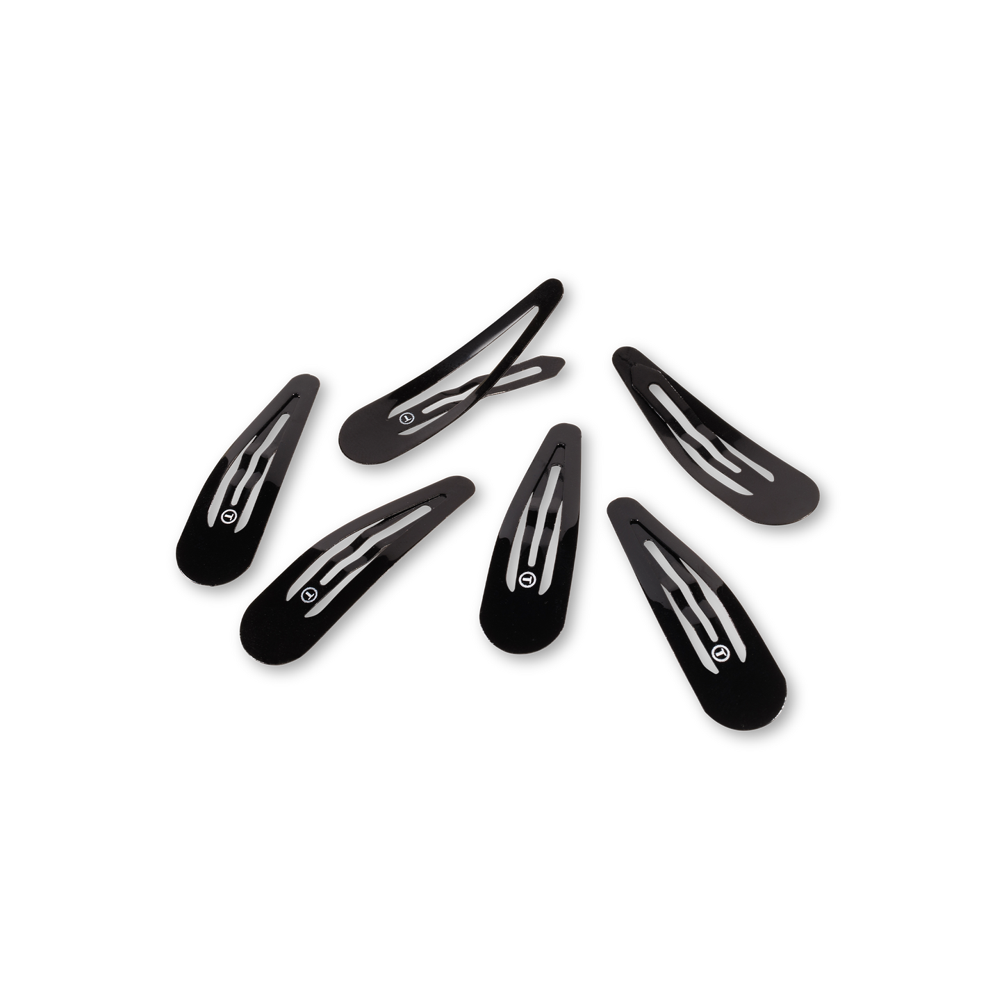 Snap Clip | Jet Black | 6 Count