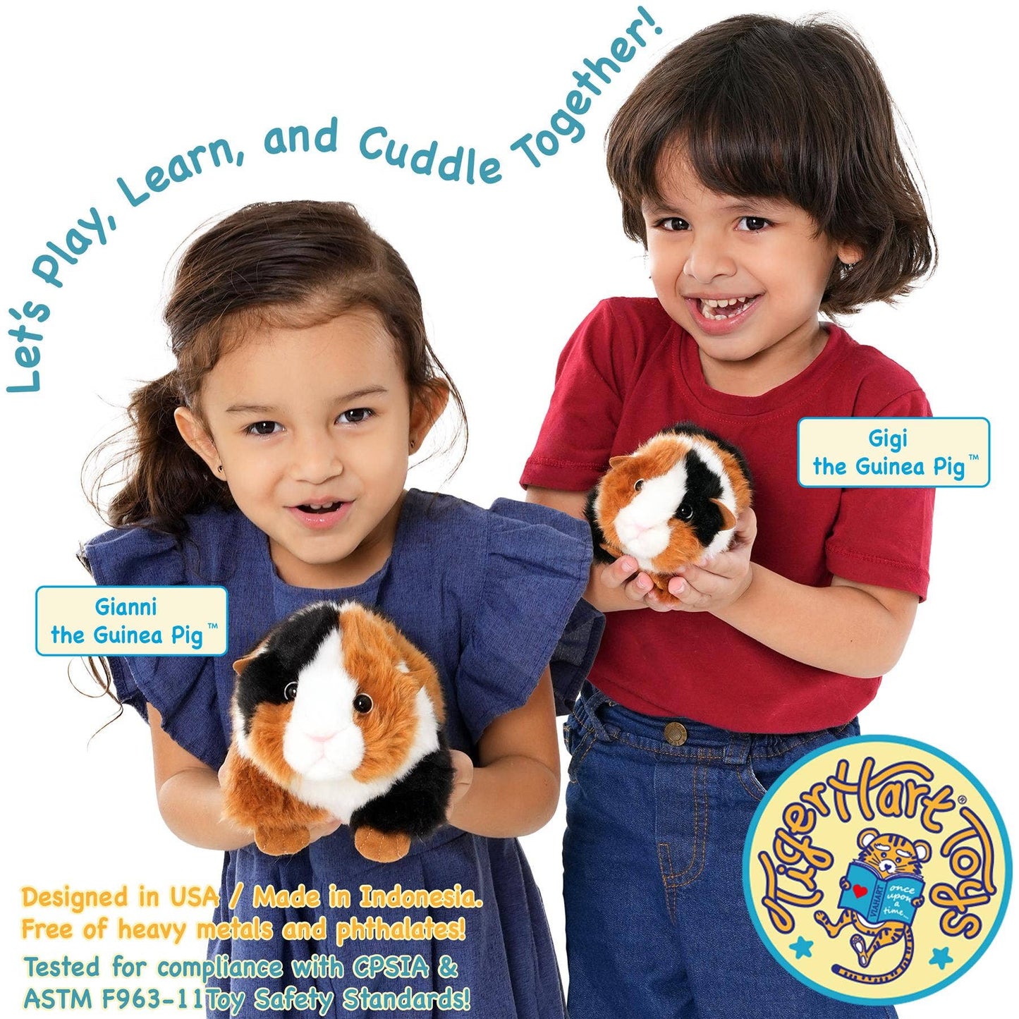 Gigi The Guinea Pig | 7 Inch Stuffed Animal Plush | By Tiger