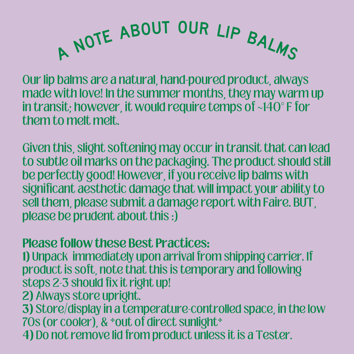Lavender Mint Organic Lip Balm / 0.3 oz Biodegradable Tube