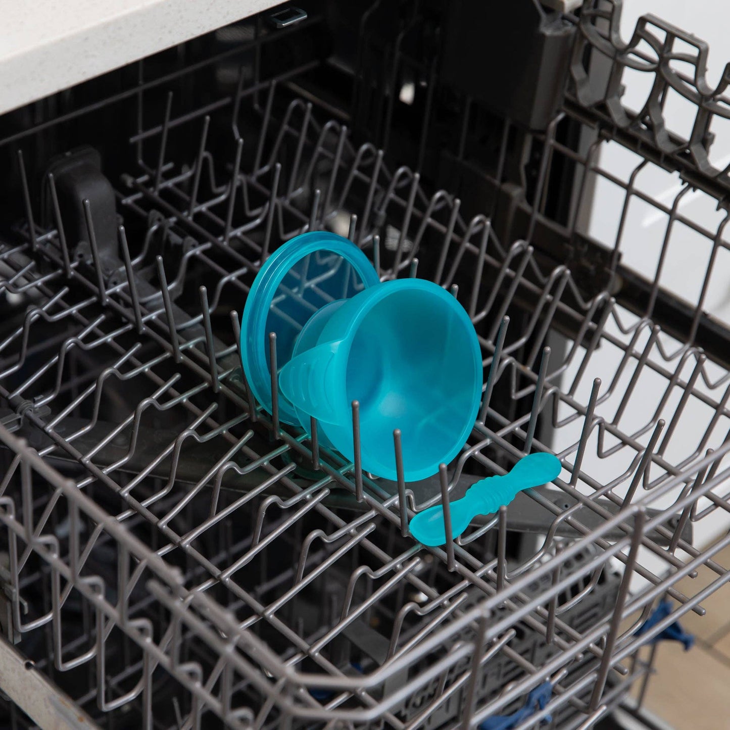 Silicone First Feeding Set: Blue Jelly