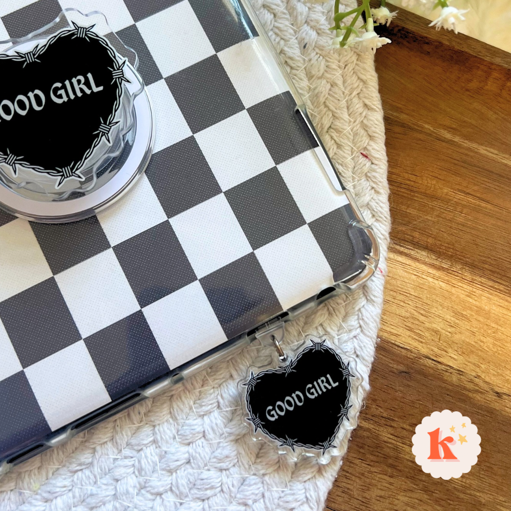 Reading Good Girl Kindle Charm, kindle accessories,bookstore