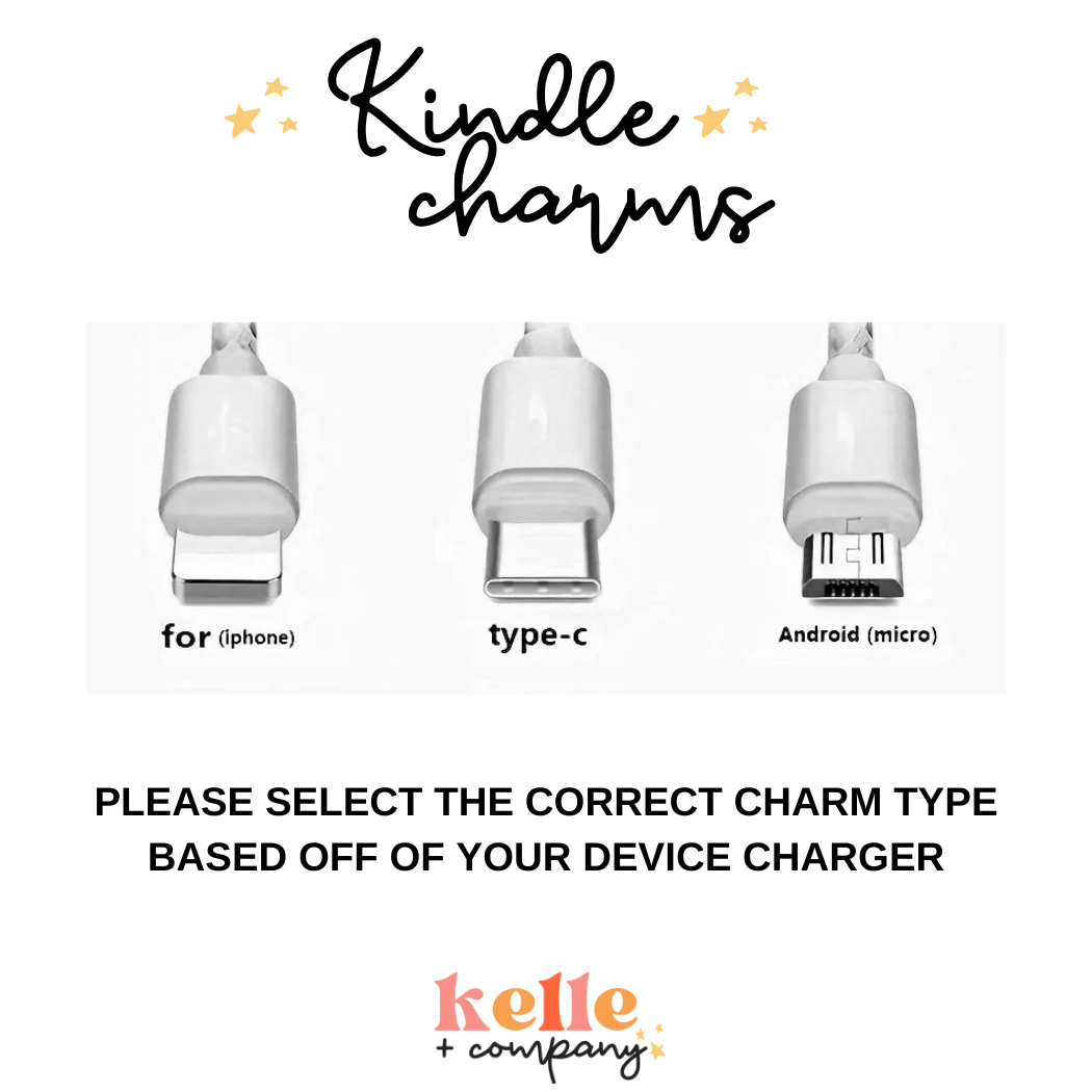 Kindle Charm, kobo charm, bookish gifts, kindle accessories