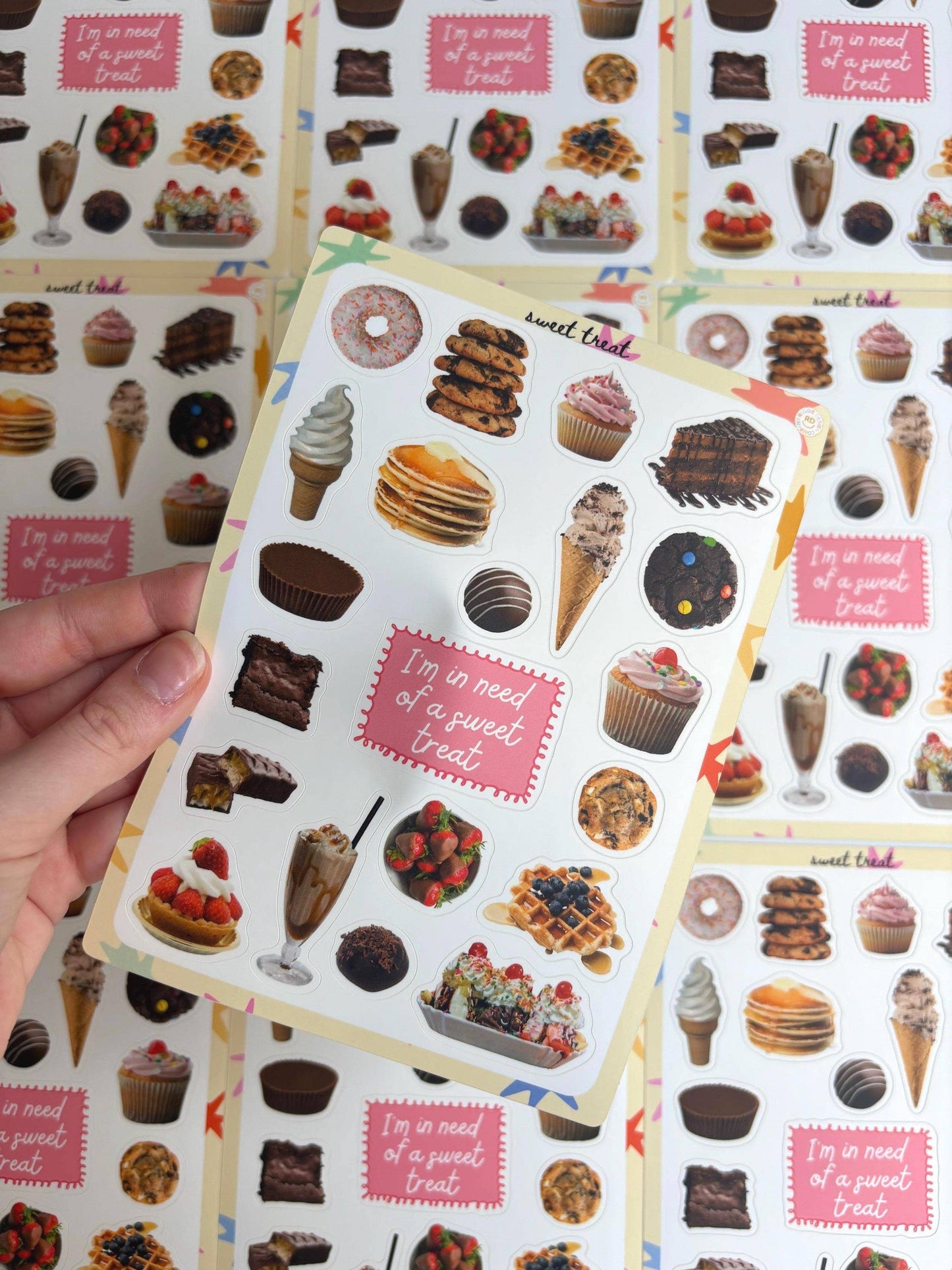 Sweet treat 5x7 Sticker Sheet