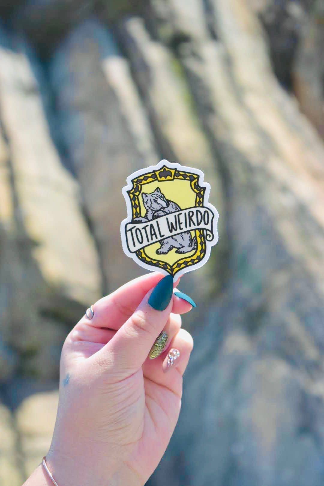 Total Weirdo Sticker