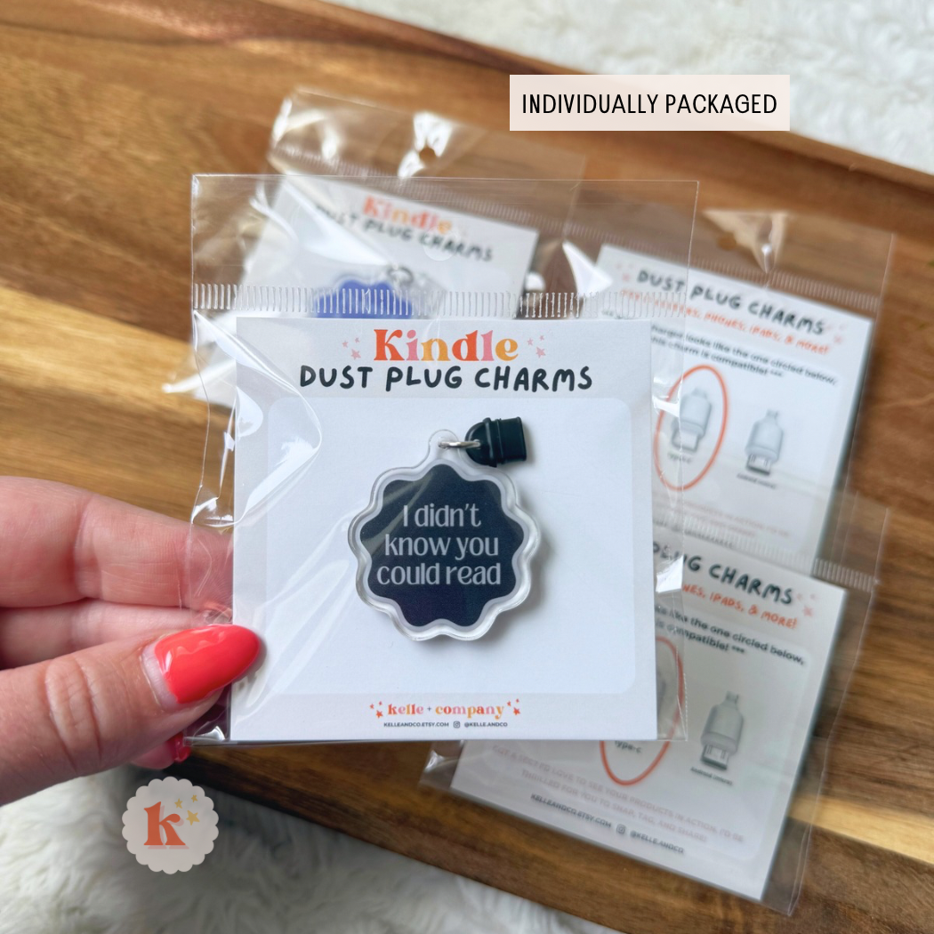 Kindle Charm, kobo charm, bookish gifts, kindle accessories