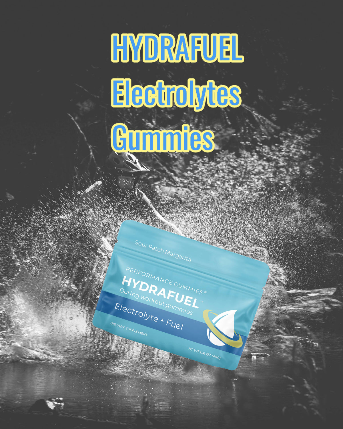 HydraFuel Electrolyte Gummies Sour Patch Margaritas