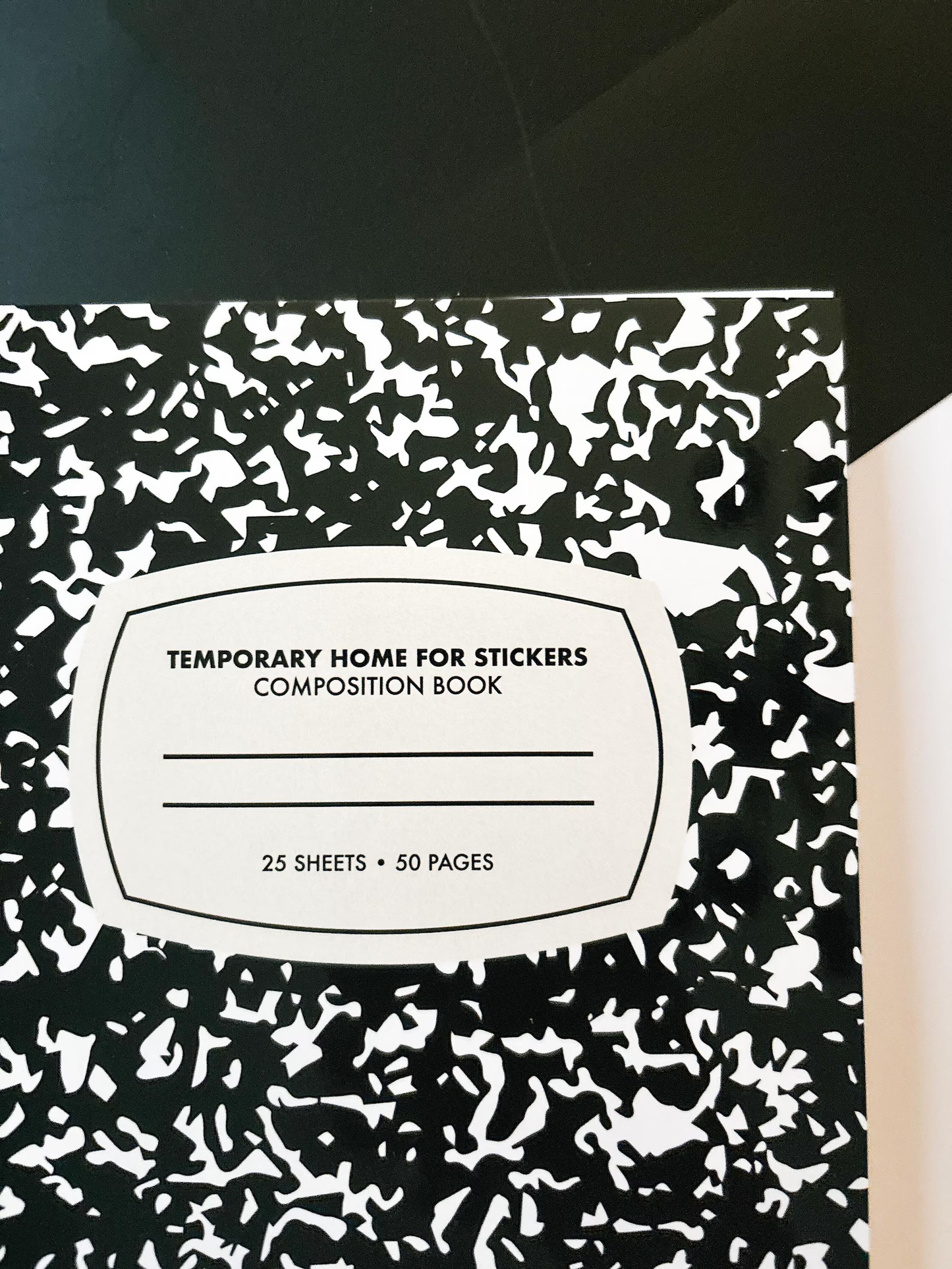 Composition Reusable Sticker Book