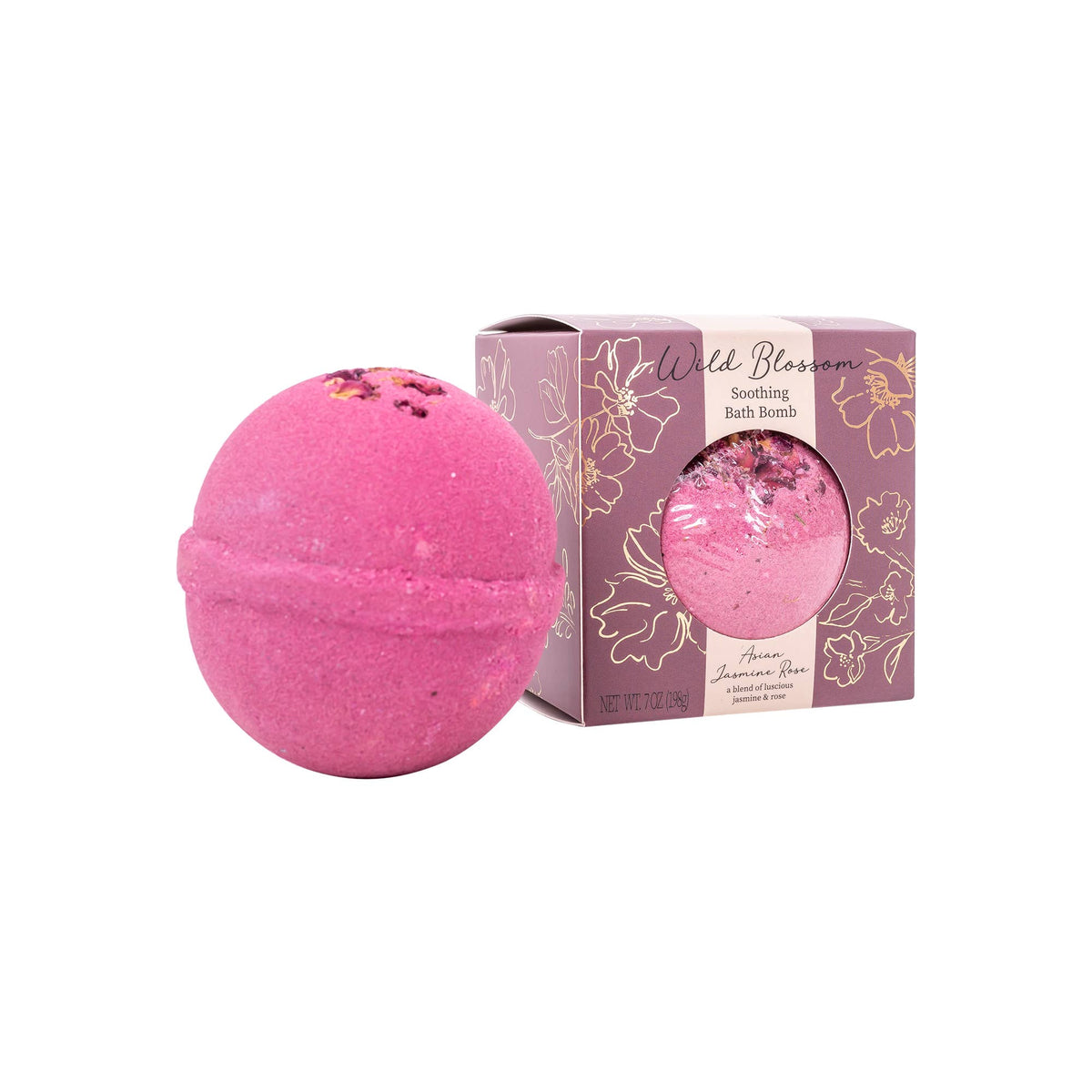 Wild Blossom Soothing Bath Bomb - Jasmine Rose
