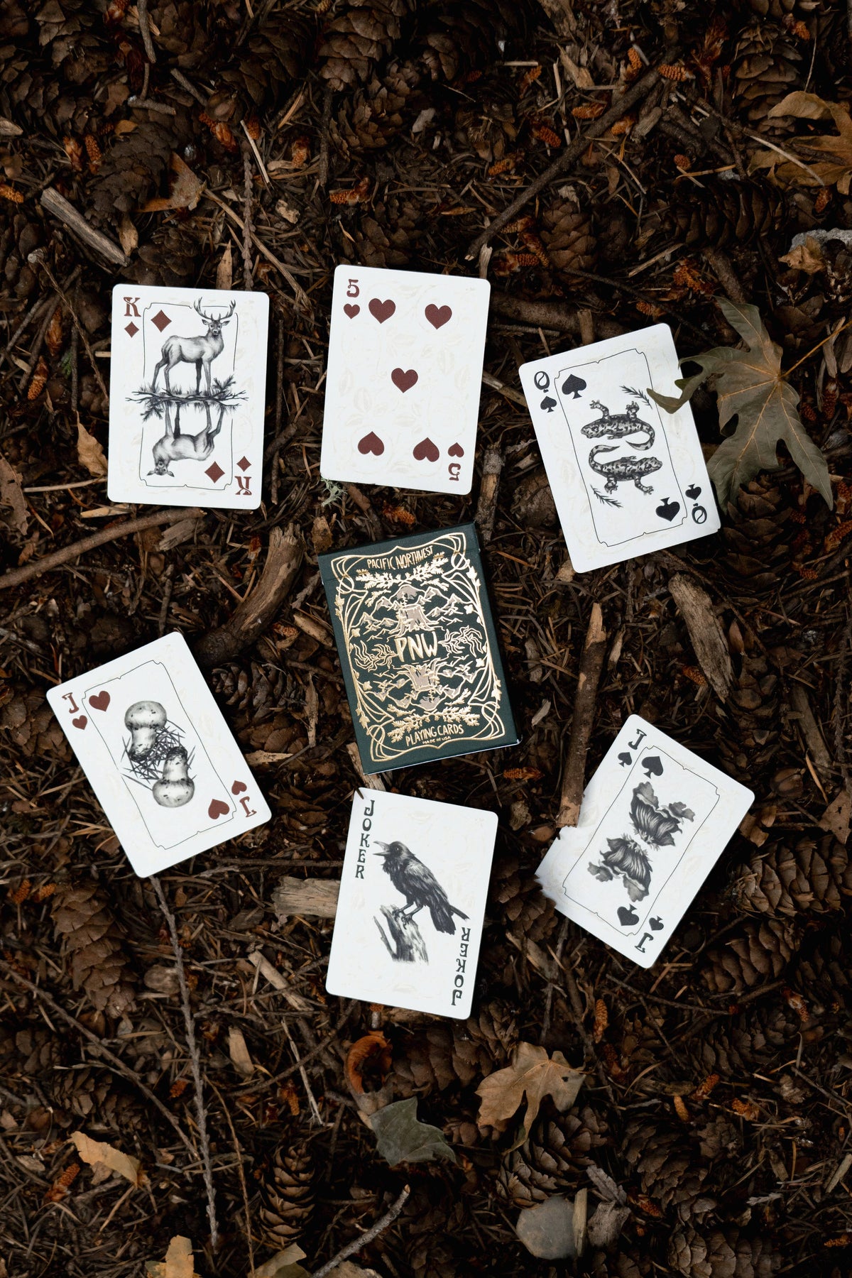 PNW Evergreen Playing Cards