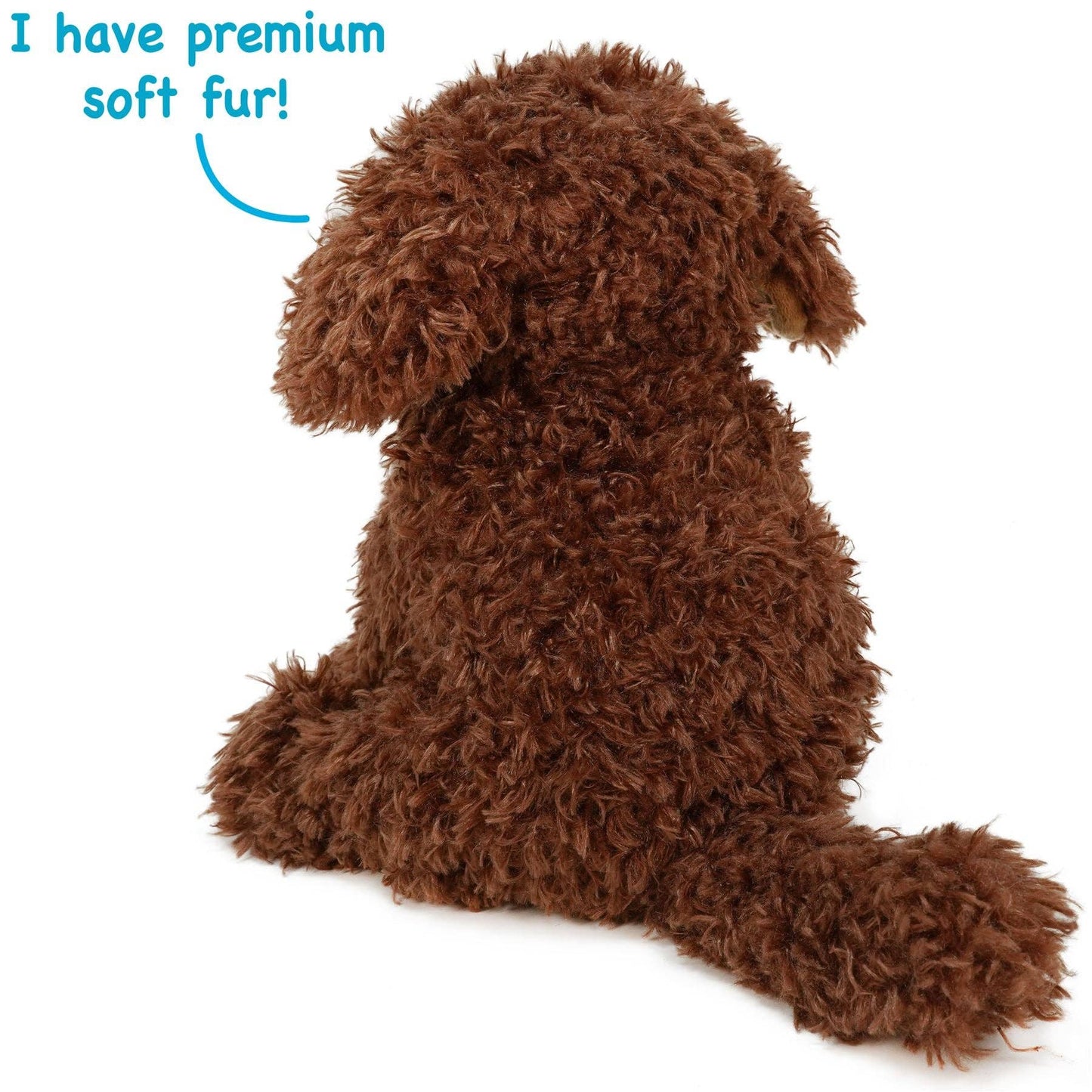 Laurel The Labradoodle | 12 Inch Stuffed Animal Plush | By T