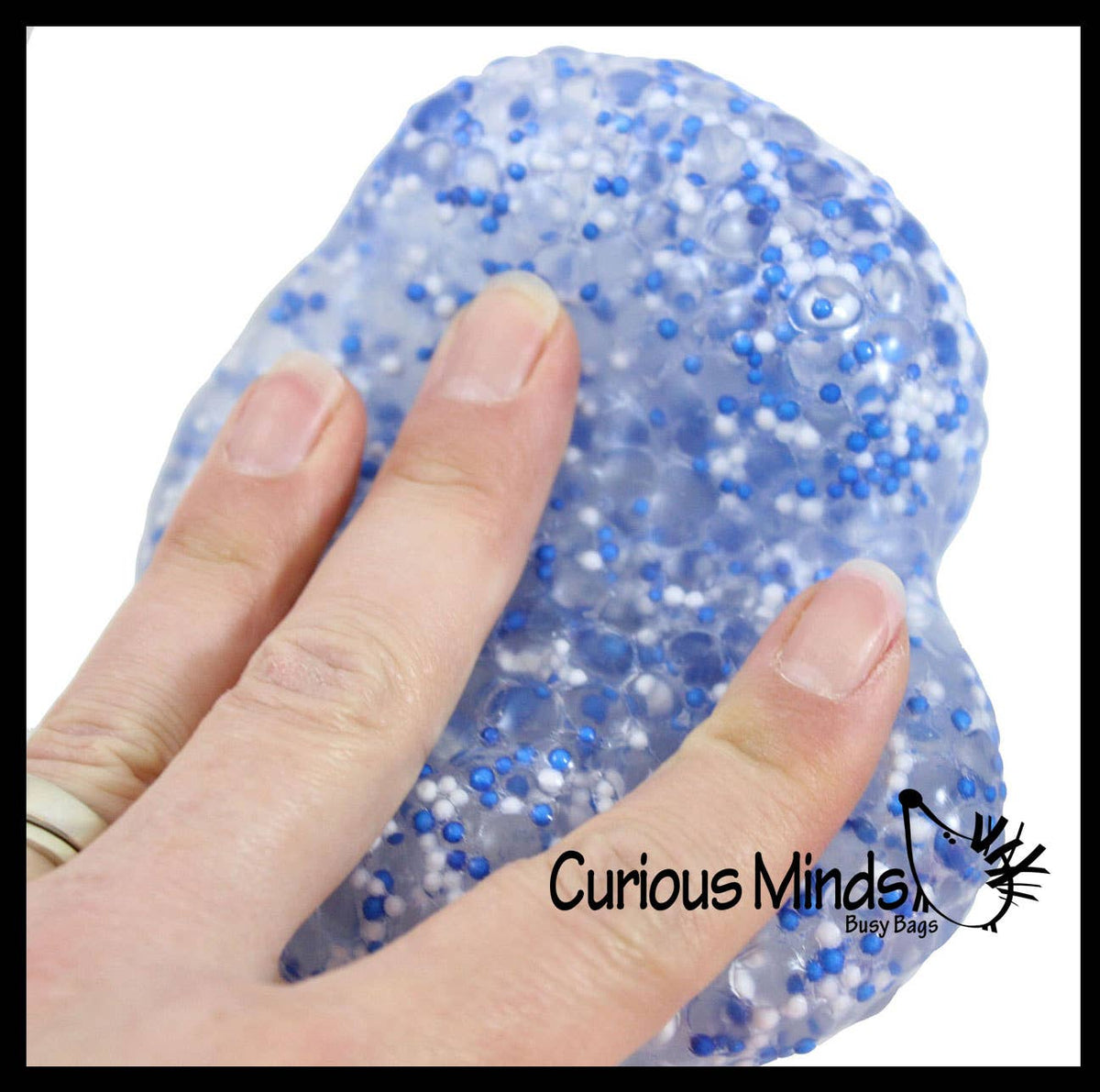 Jumbo Confetti Bead Mold-able Stress Ball