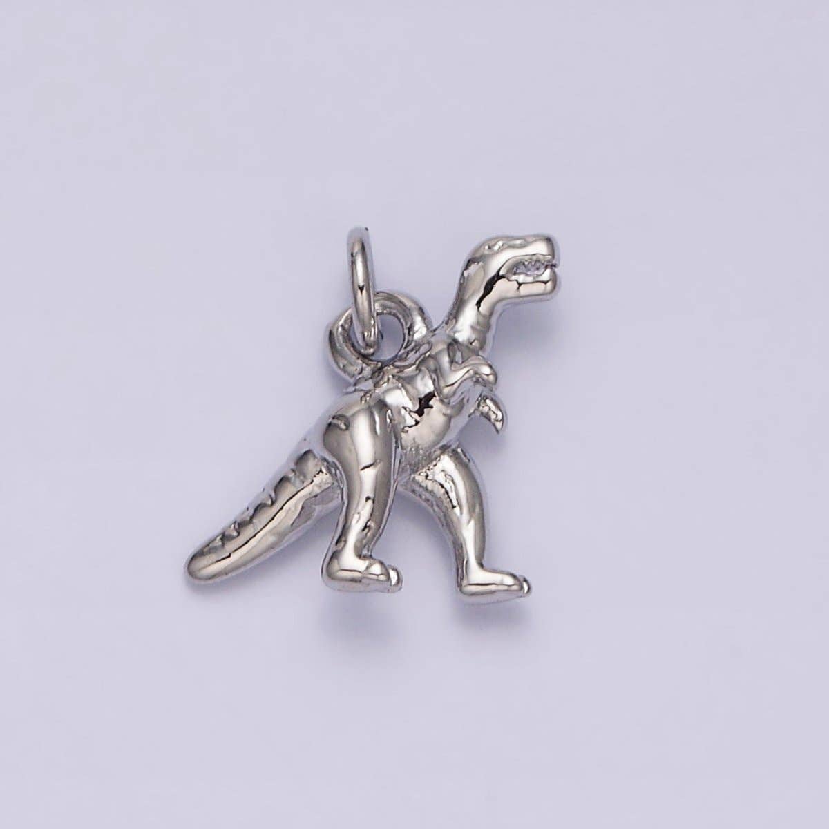 16K Gold Filled Mini T-Rex Dinosaurs Add-On Charm in Gold & Silver | AC-1125 AC-1126