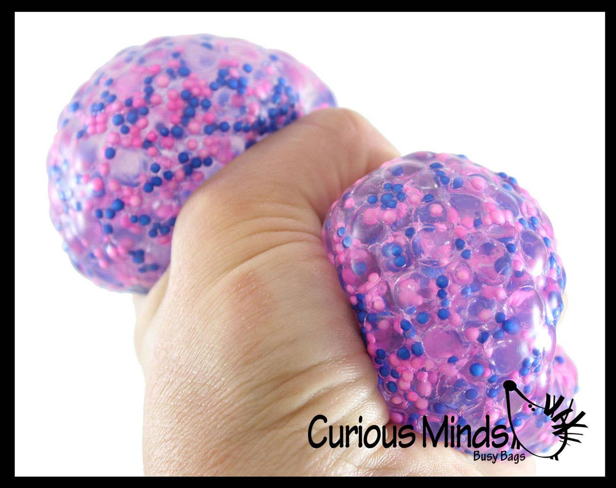 Jumbo Confetti Bead Mold-able Stress Ball