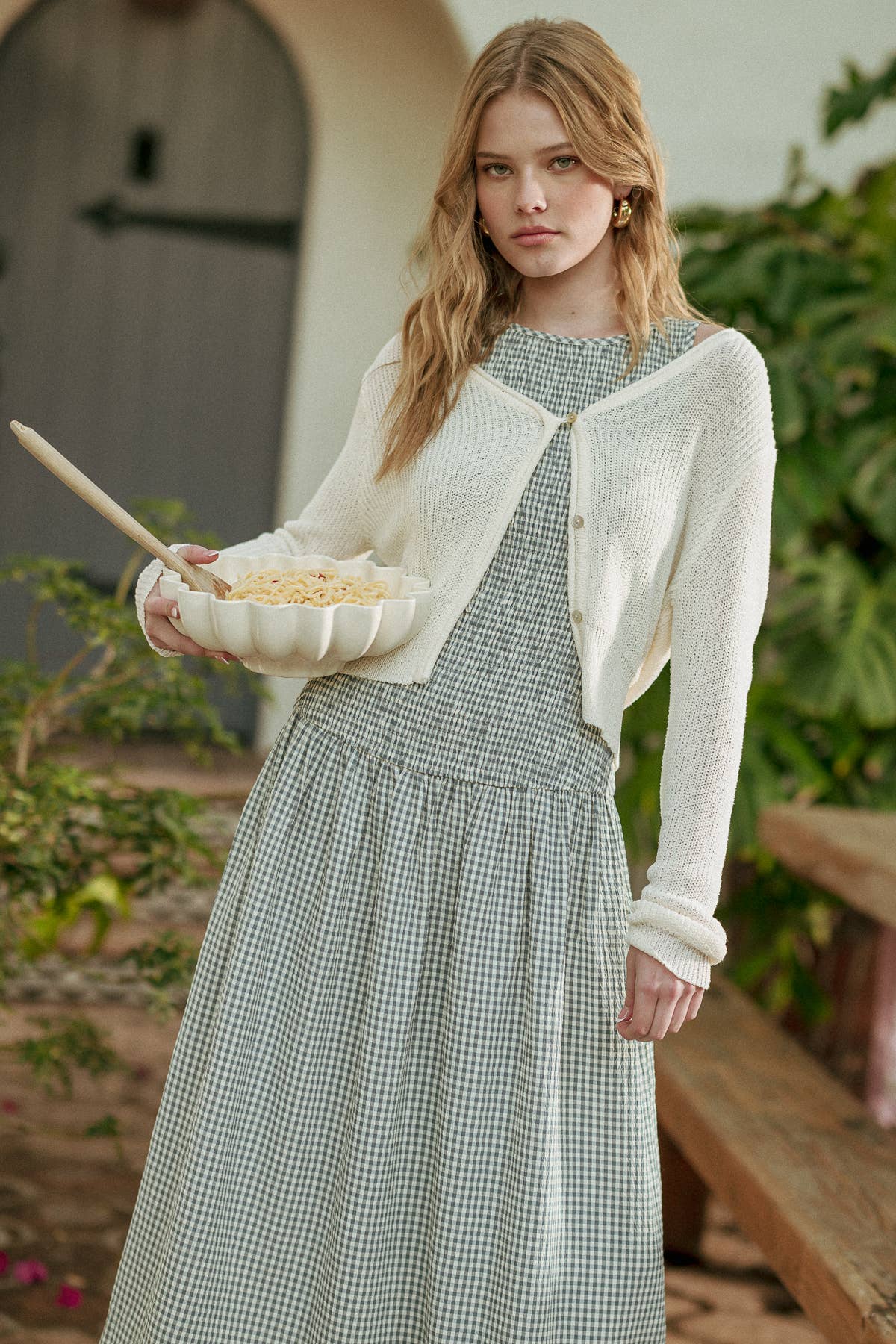 J6282   LIGHT WEIGHT BUTTON FRONT CARDIGAN