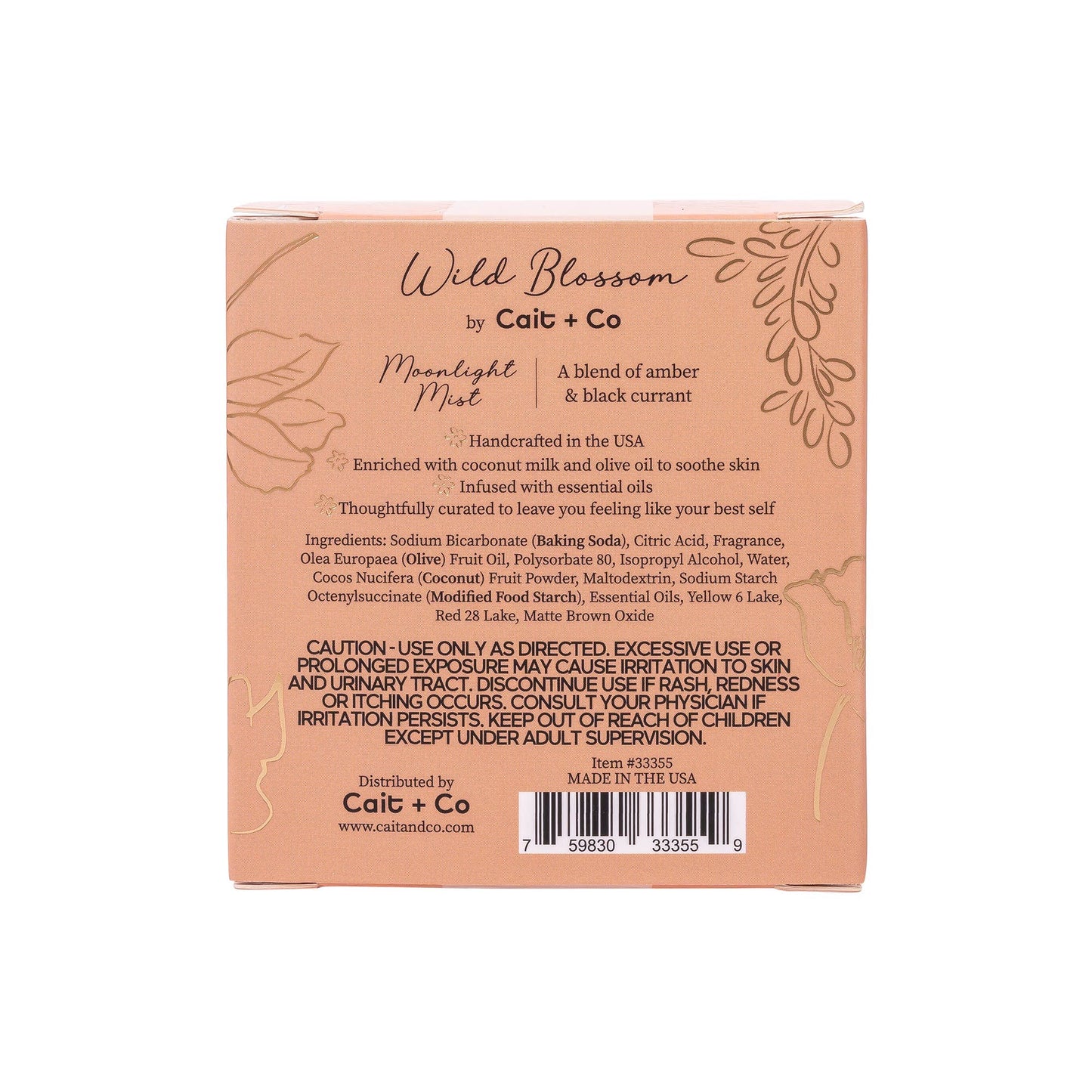 Wild Blossom Soothing Bath Bomb - Moonlight Mist