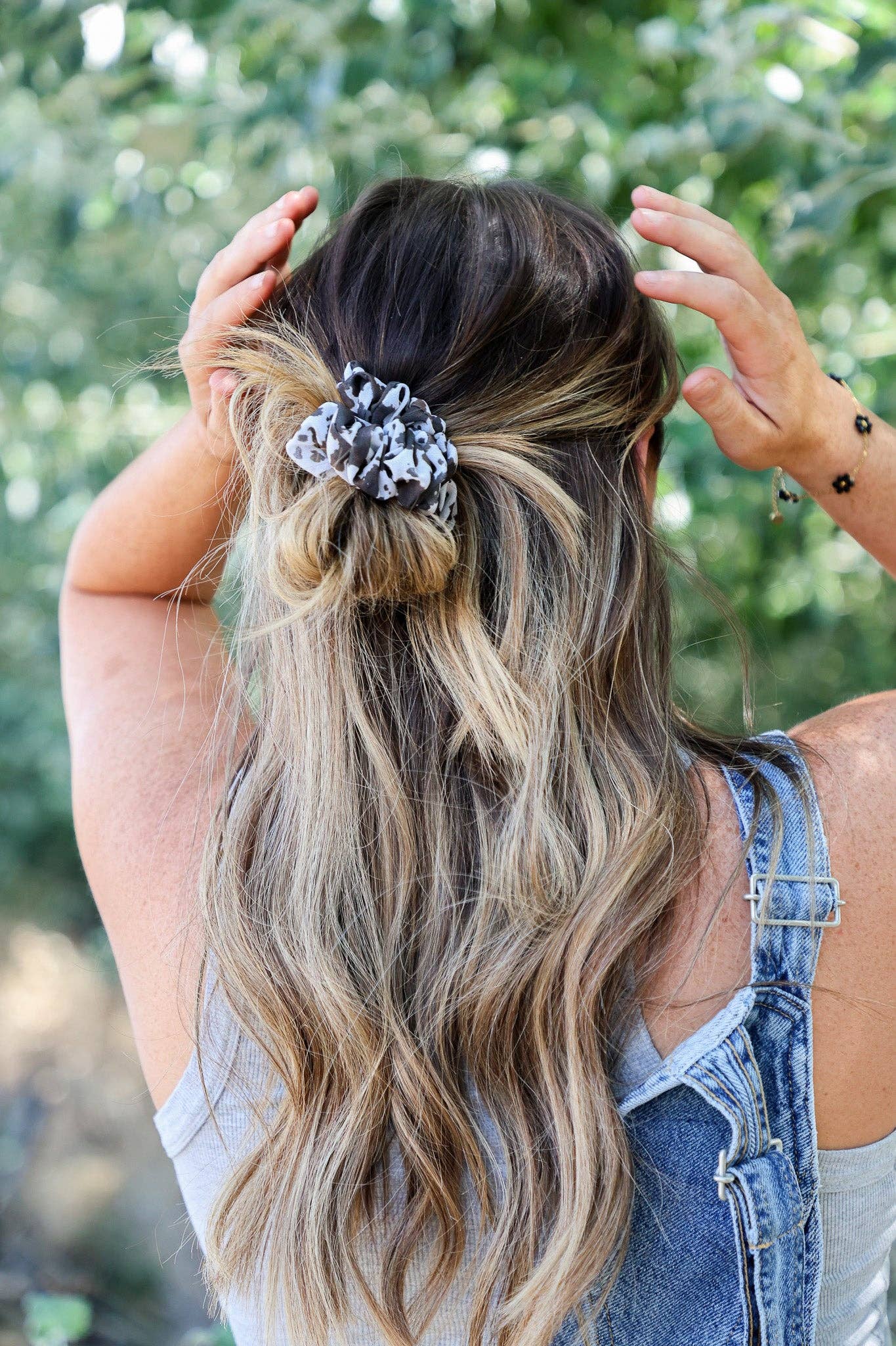 DIBS ON THE COWBOY MIDI SCRUNCHIE