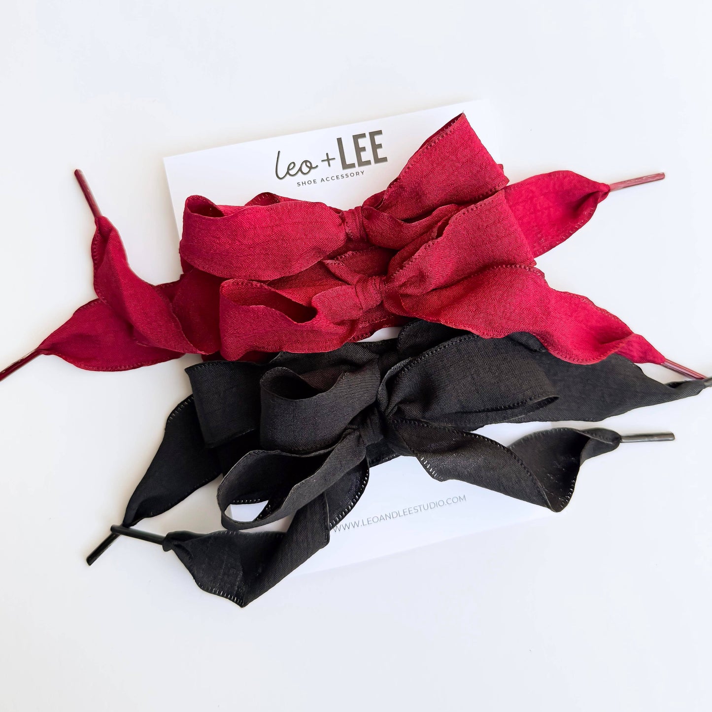 Butterfly Shoe Lace Set– Ribbon Bow Shoe Accessories