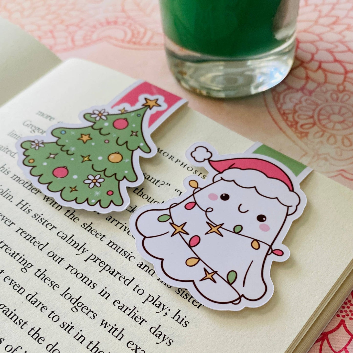 Holiday Magnetic Bookmark Gift Set – Holiday Ghost 