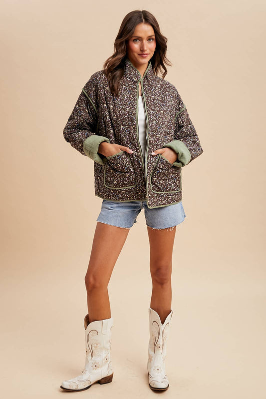 COTTON QUILTED PUFFER JACKET