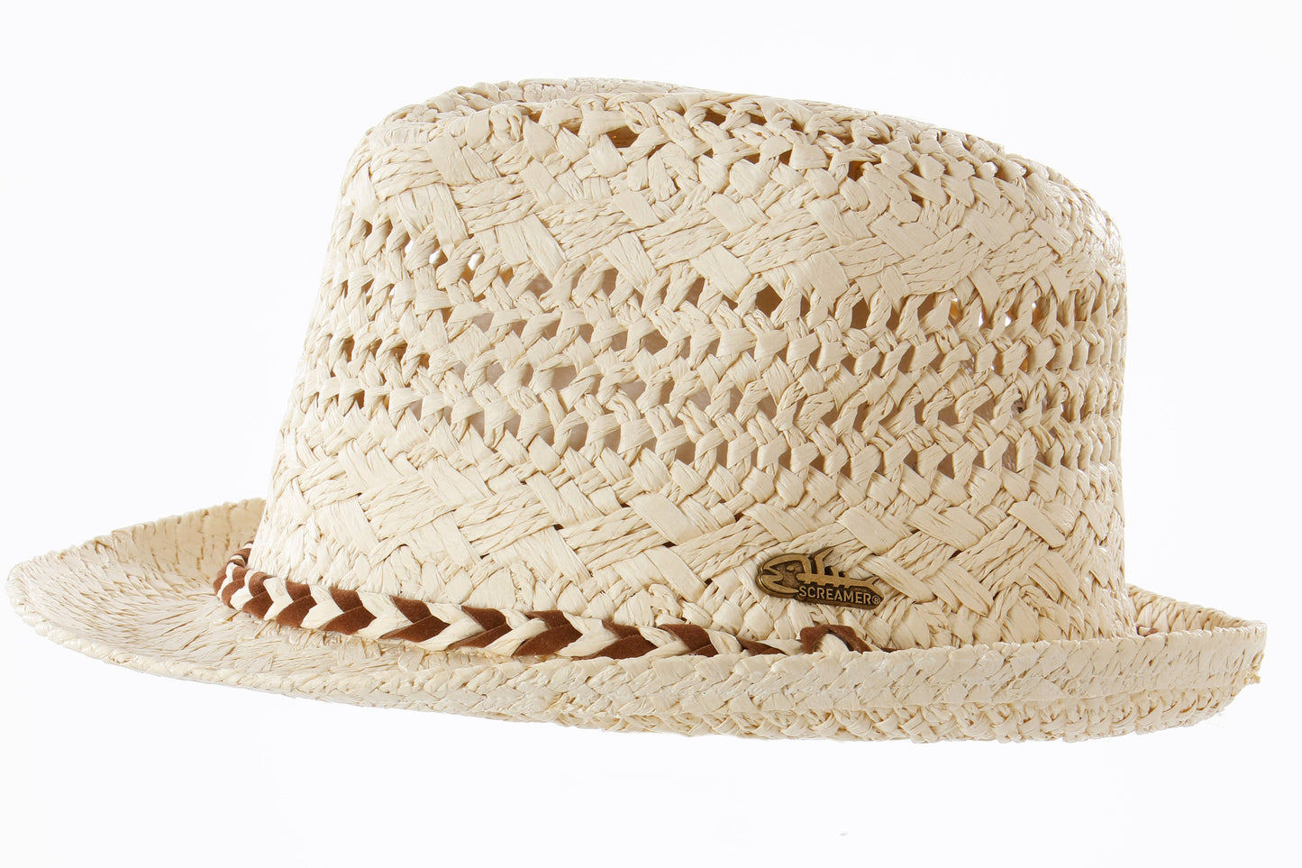 Marco Stingy Brim Fedora Natural Paper