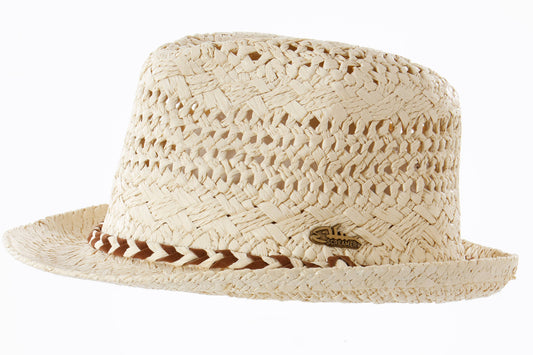 Marco Stingy Brim Fedora Natural Paper