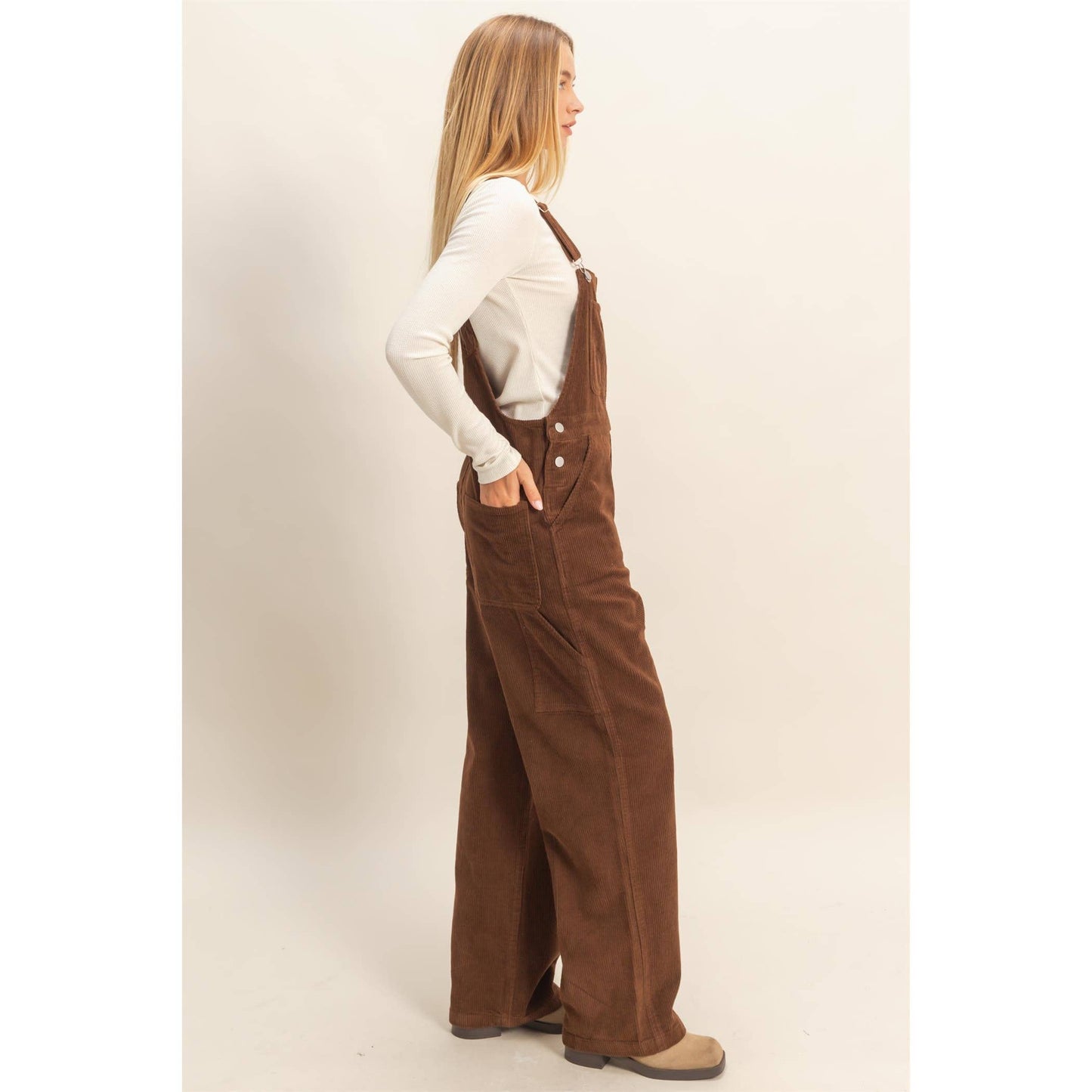 Mineral Washed Corduroy Overall
