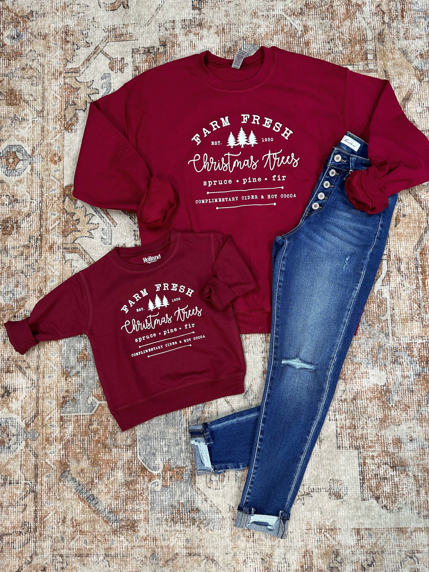 Infant, Kids & Adult Christmas Sweatshirt