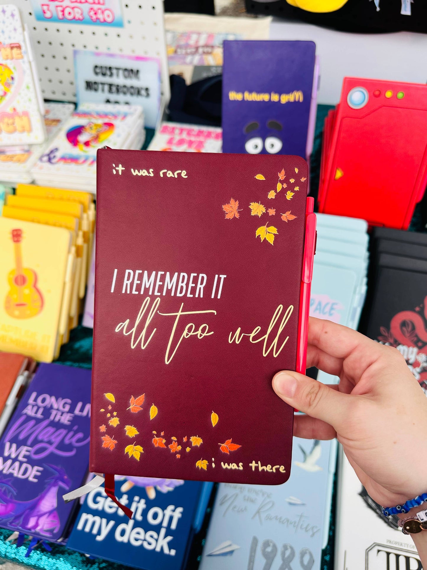 Red All Too Well Notebook