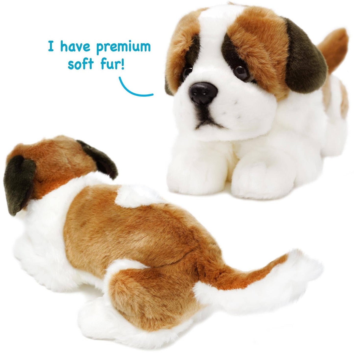 Bernadette The Saint Bernard | 17 Inch Stuffed Animal Plush