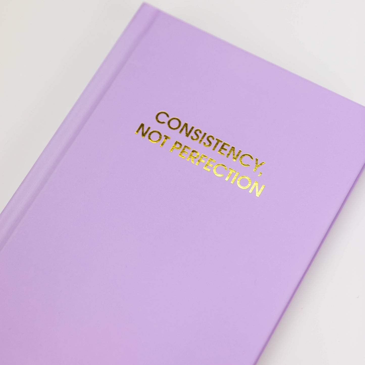 Consistency Not Perfection - Daily Journal - Bright Hardcover