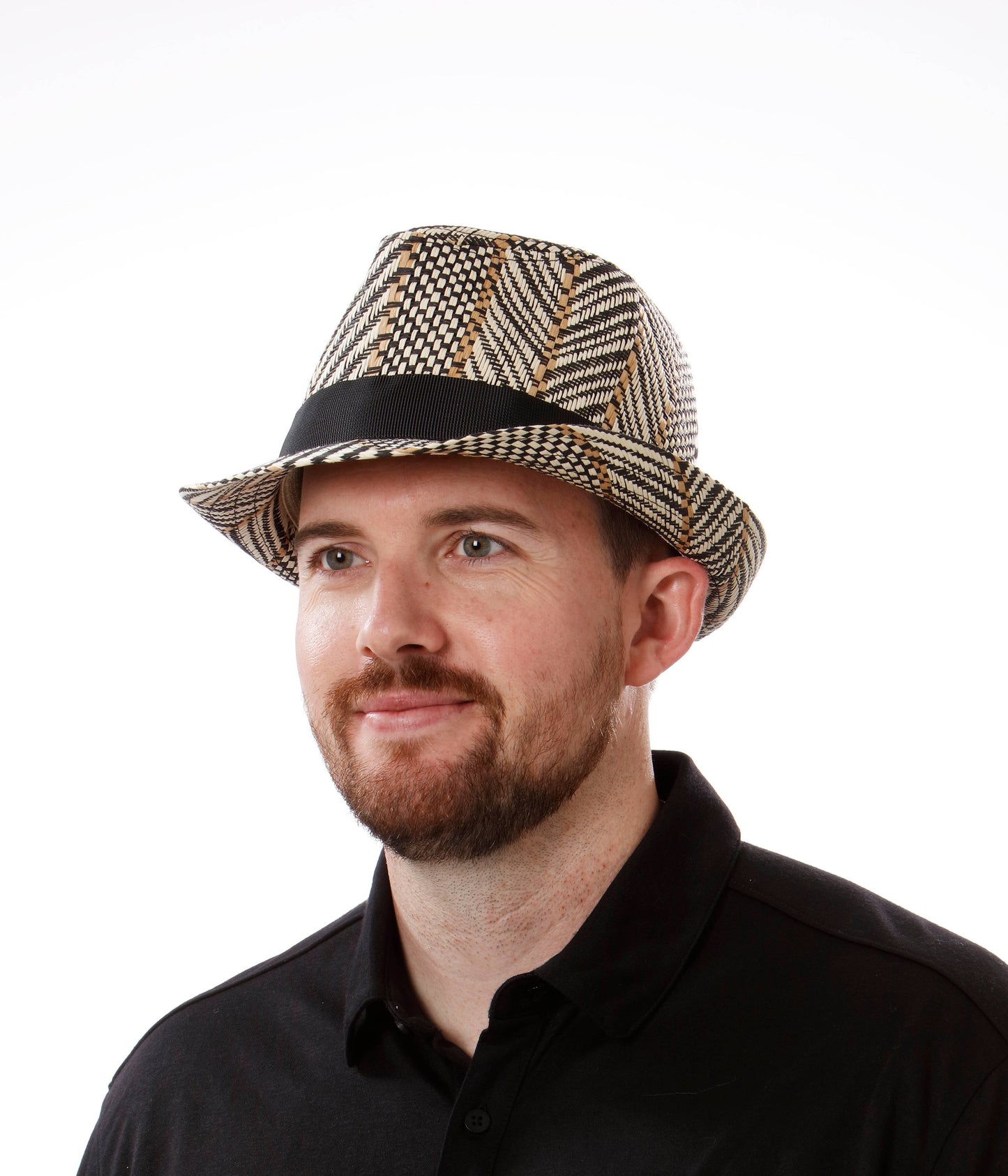 Julio Stingy Brim Fedora Woven 100% Paper Mixed Colors