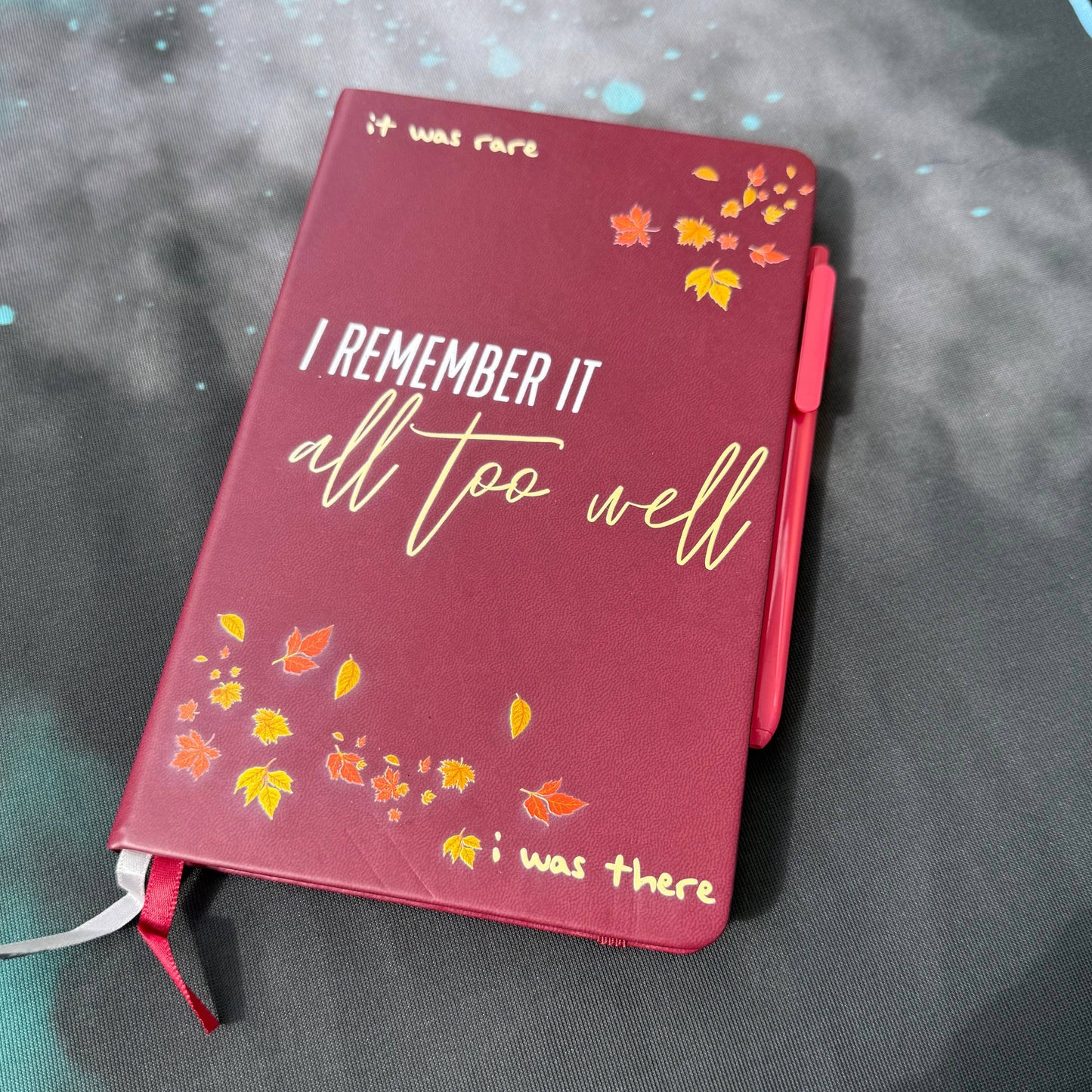 Red All Too Well Notebook