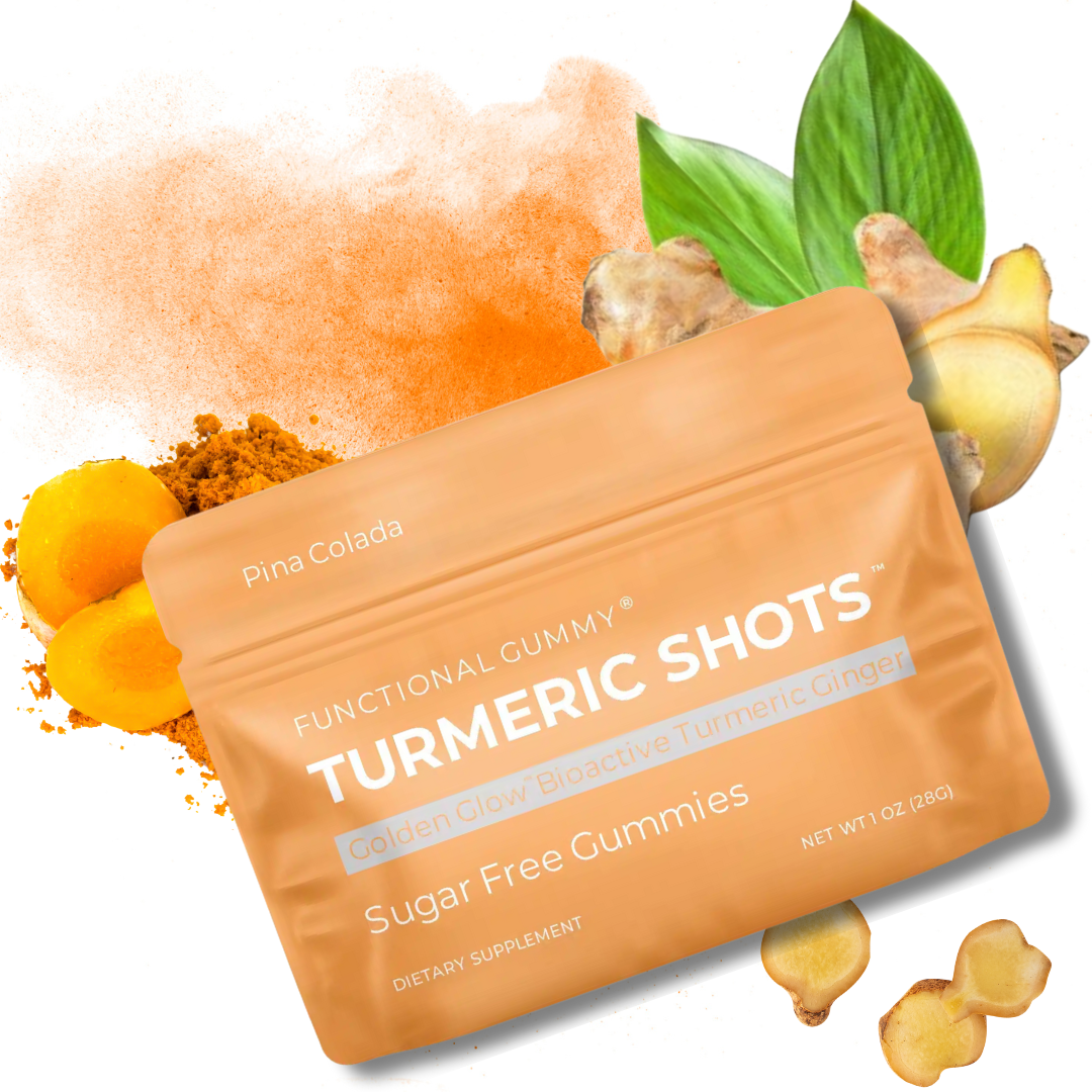 Turmeric & Ginger Gummies SUGAR FREE – Golden Glow | 2-Pack