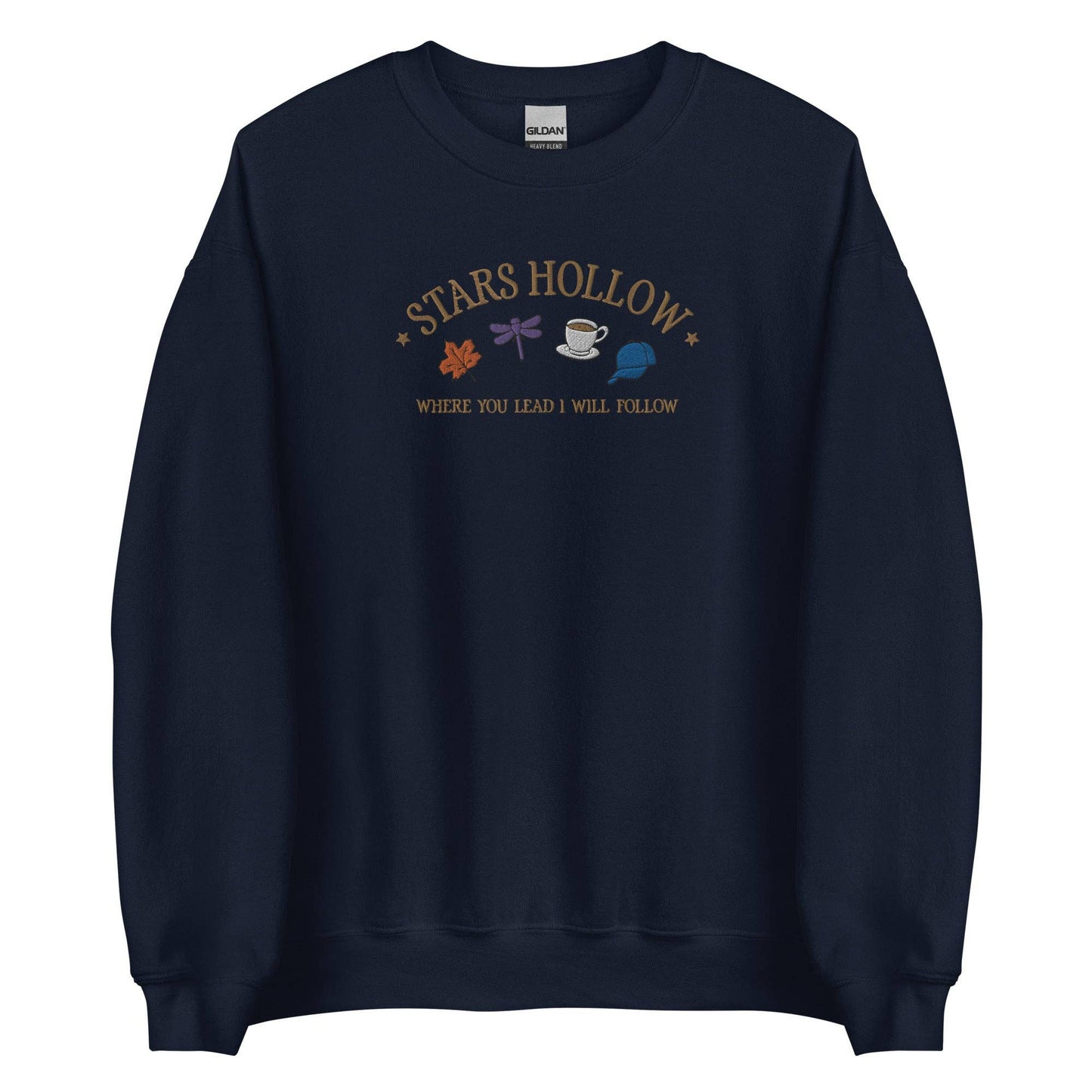 Stars Hollow Embroidered Crewneck