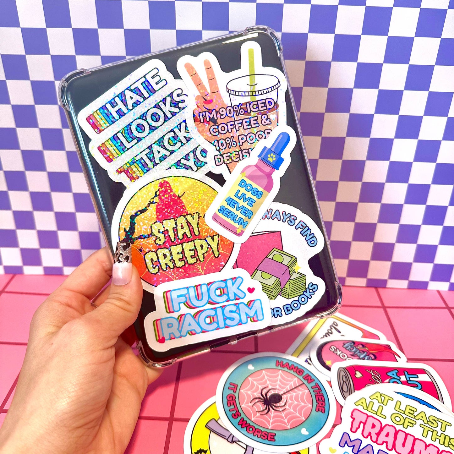 Dark Humor Trauma Funny Waterproof Vinyl Sticker