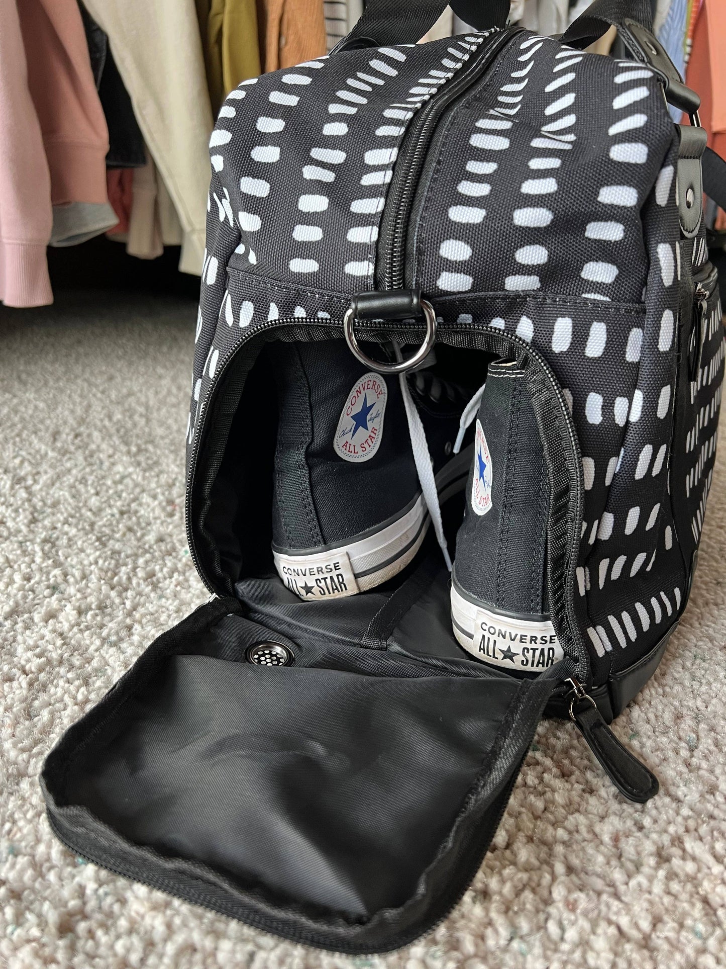 Day Tripper Mini Duffle in Smiles