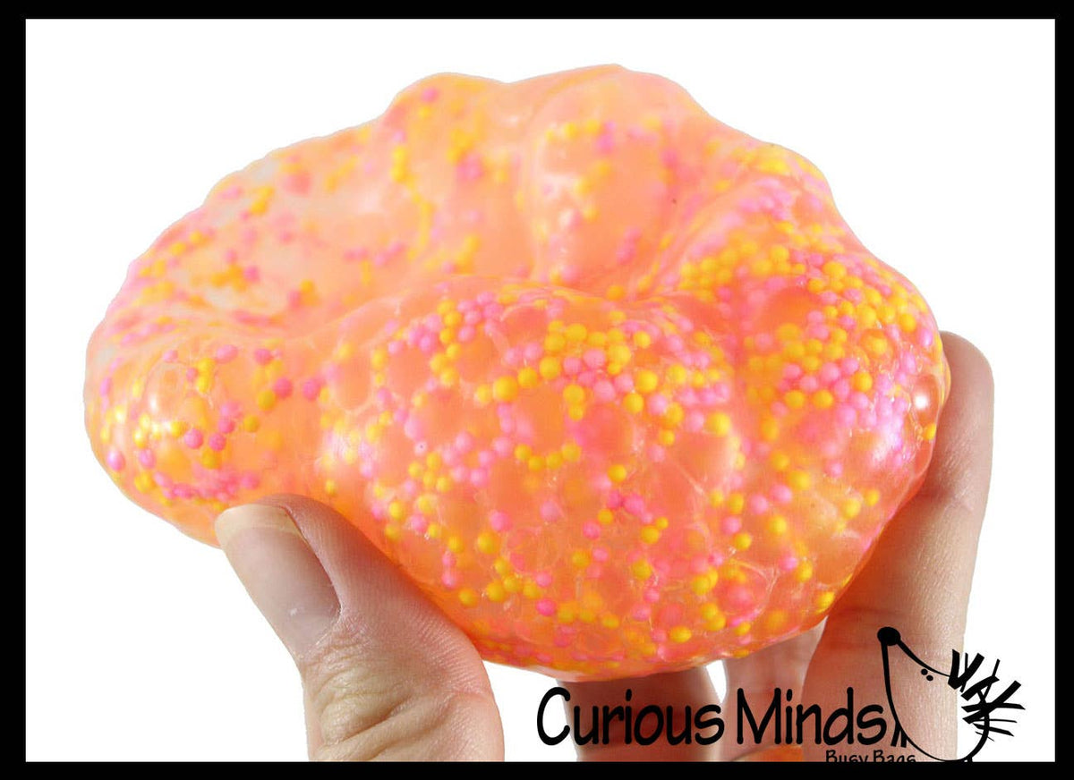 Jumbo Confetti Bead Mold-able Stress Ball