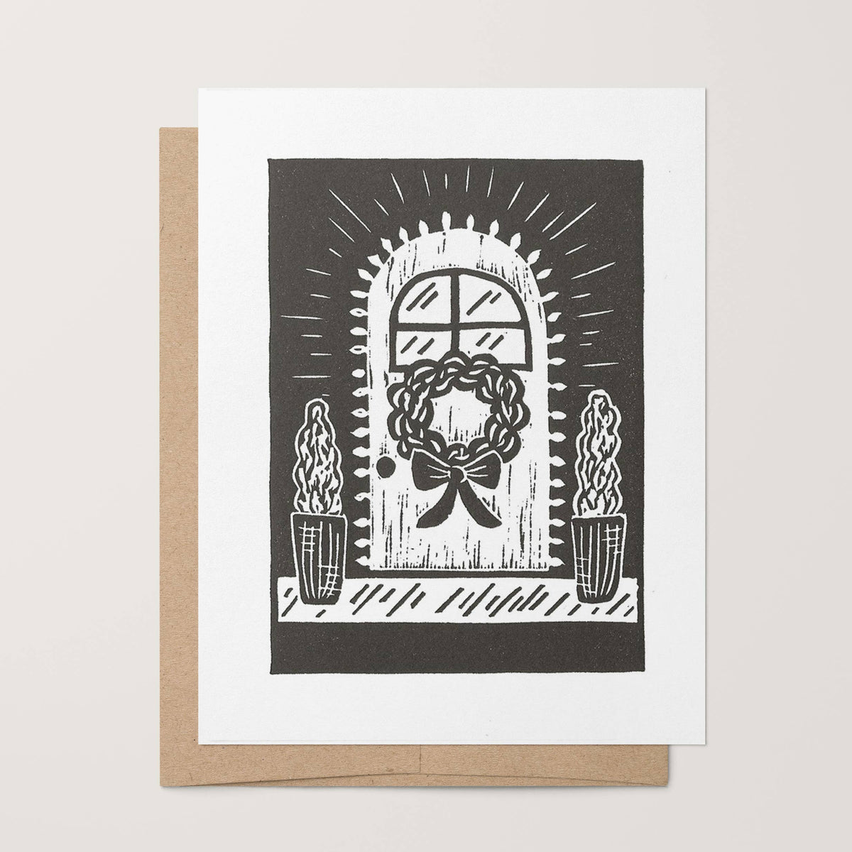 Christmas Wreath Holiday Card