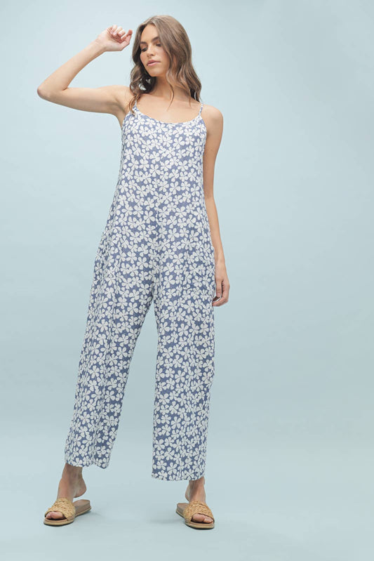 FLORAL CAMI JUMPSUIT / WL25-10146