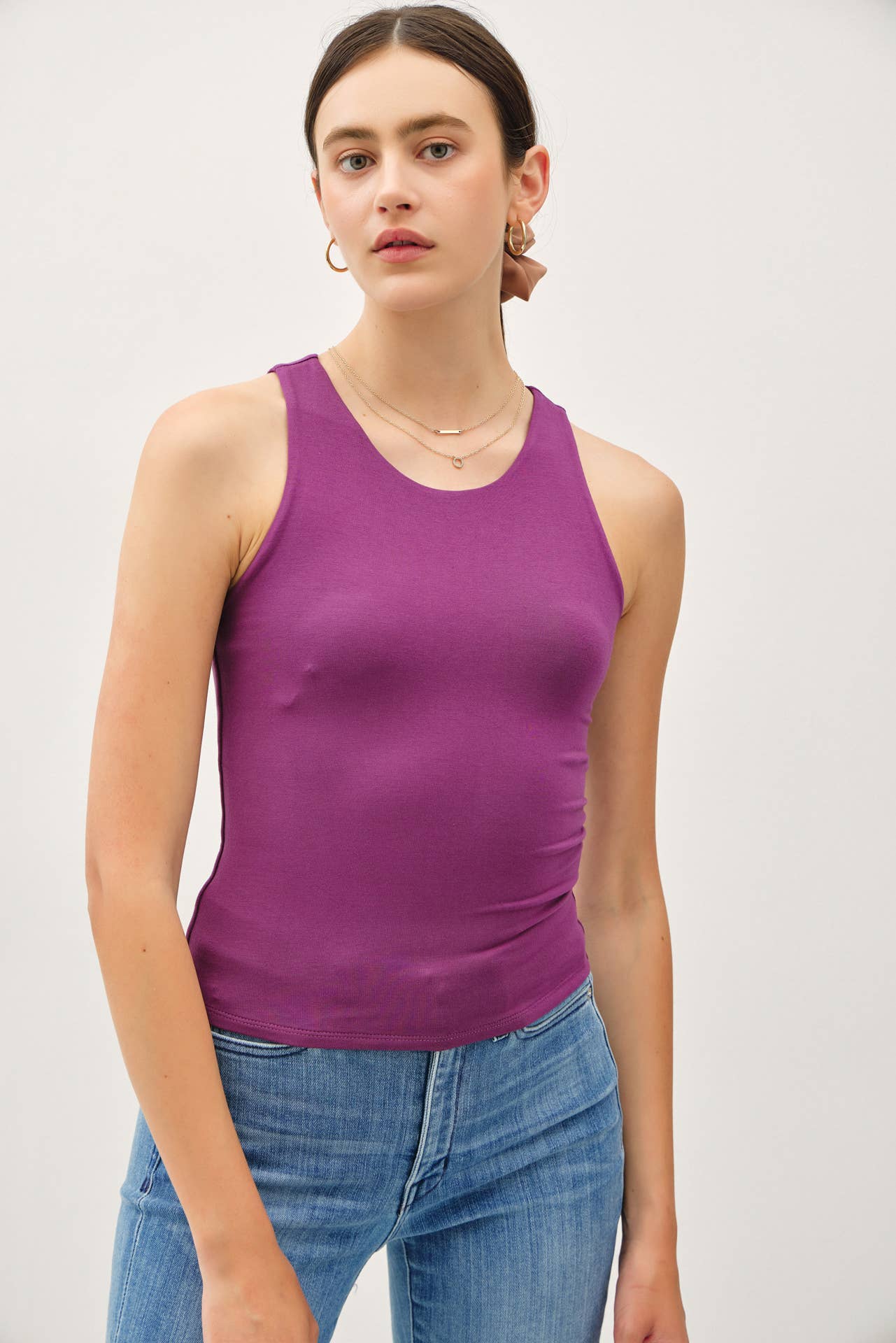 NEW COLOR [SOFT CORE] BASIC ROUND NECK TANK