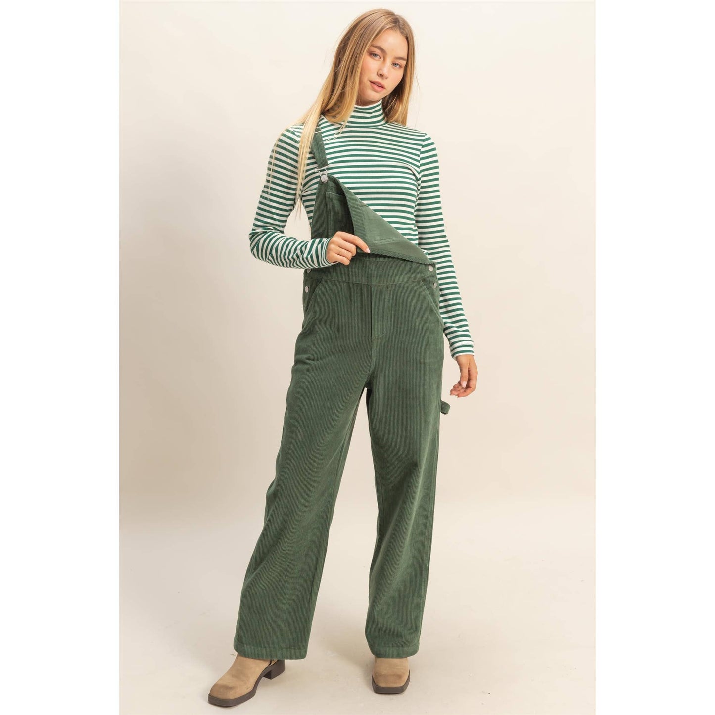Mineral Washed Corduroy Overall