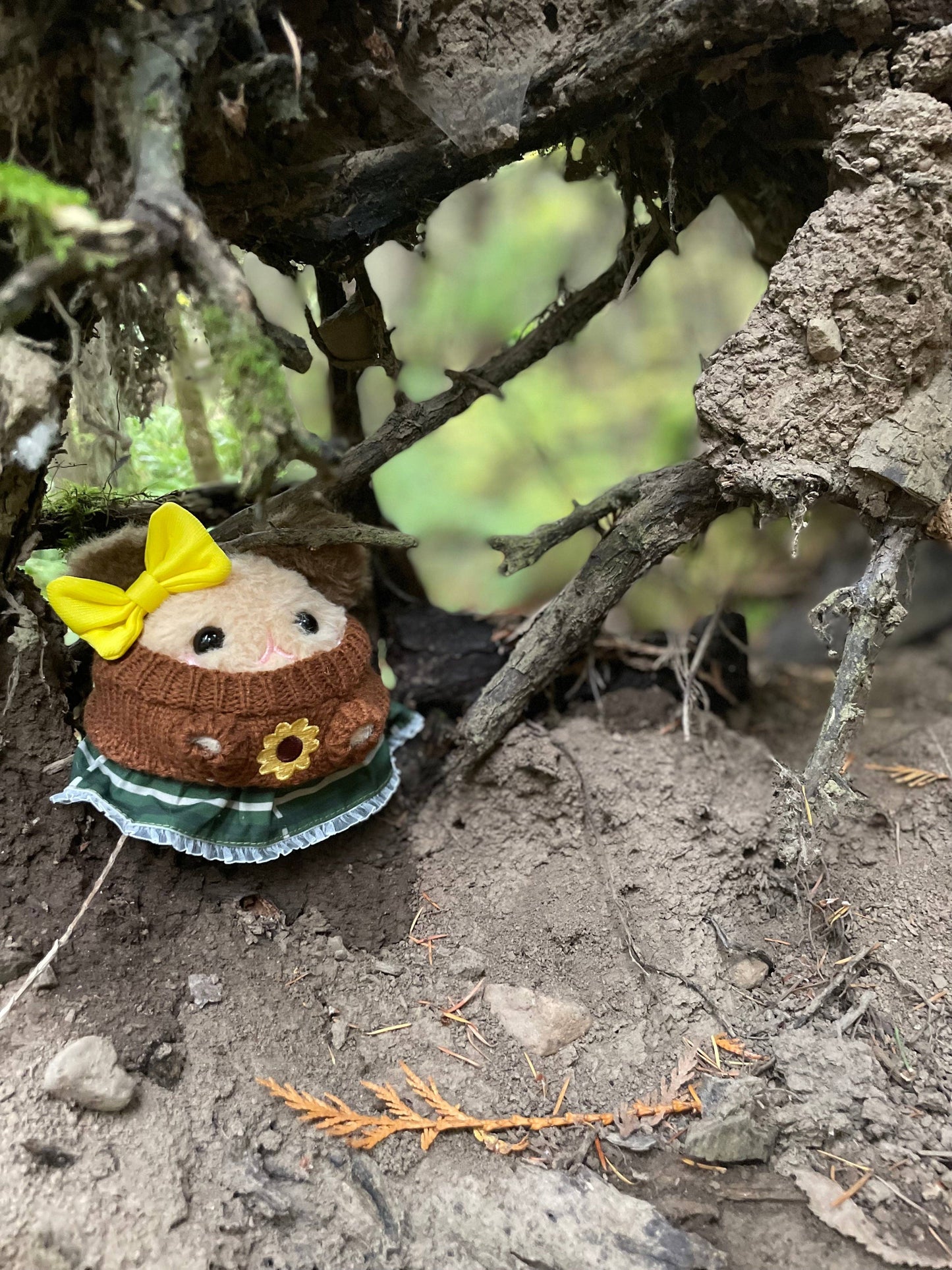 Green Plaid Skirt - Plushie Accessories